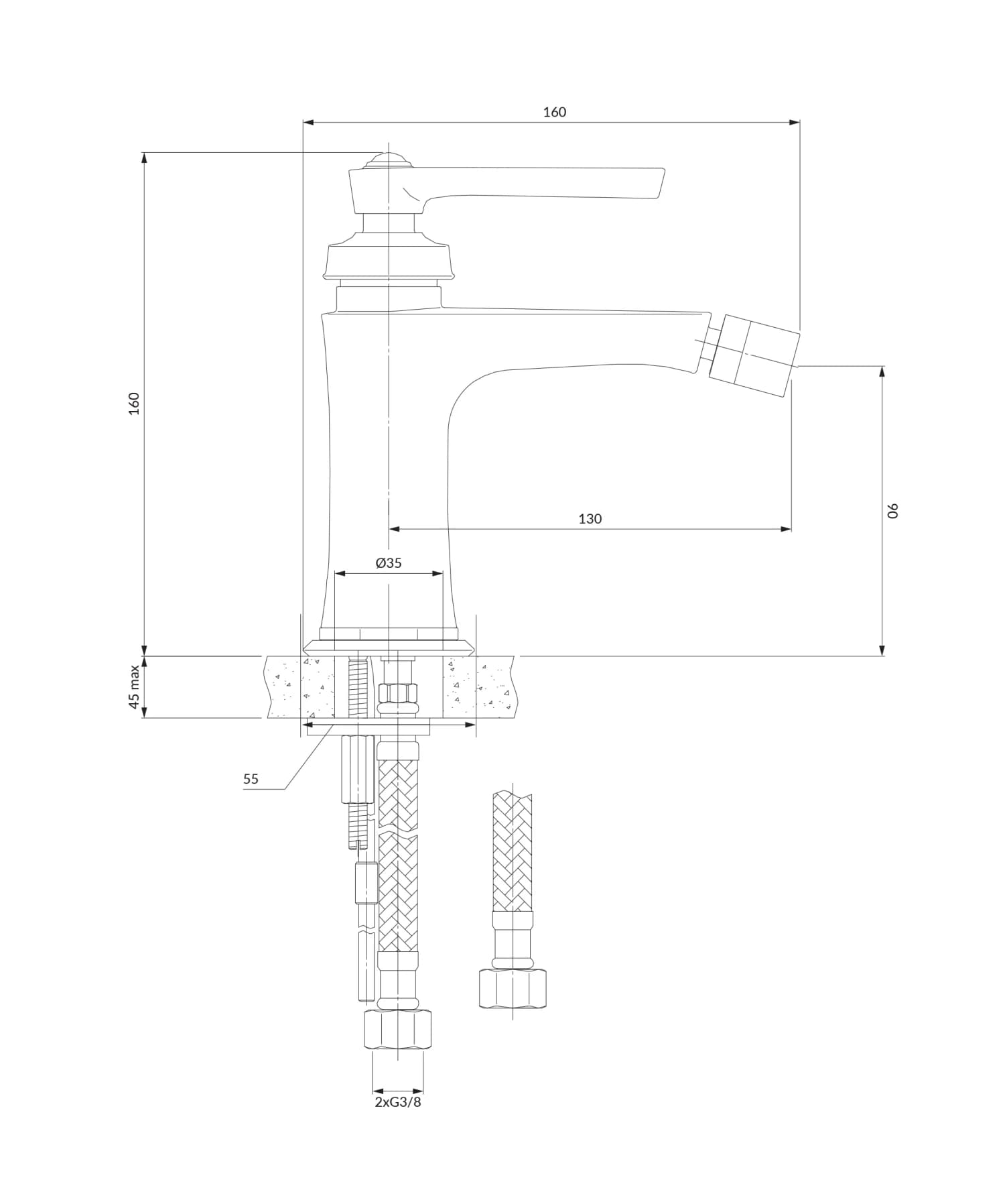 AM5220GL Rysunek techniczny