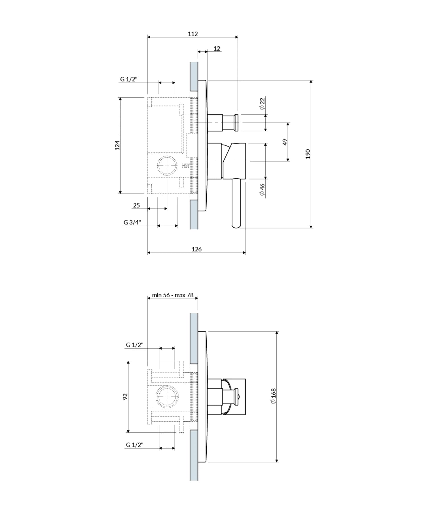 Y1235ROGL Rysunek techniczny