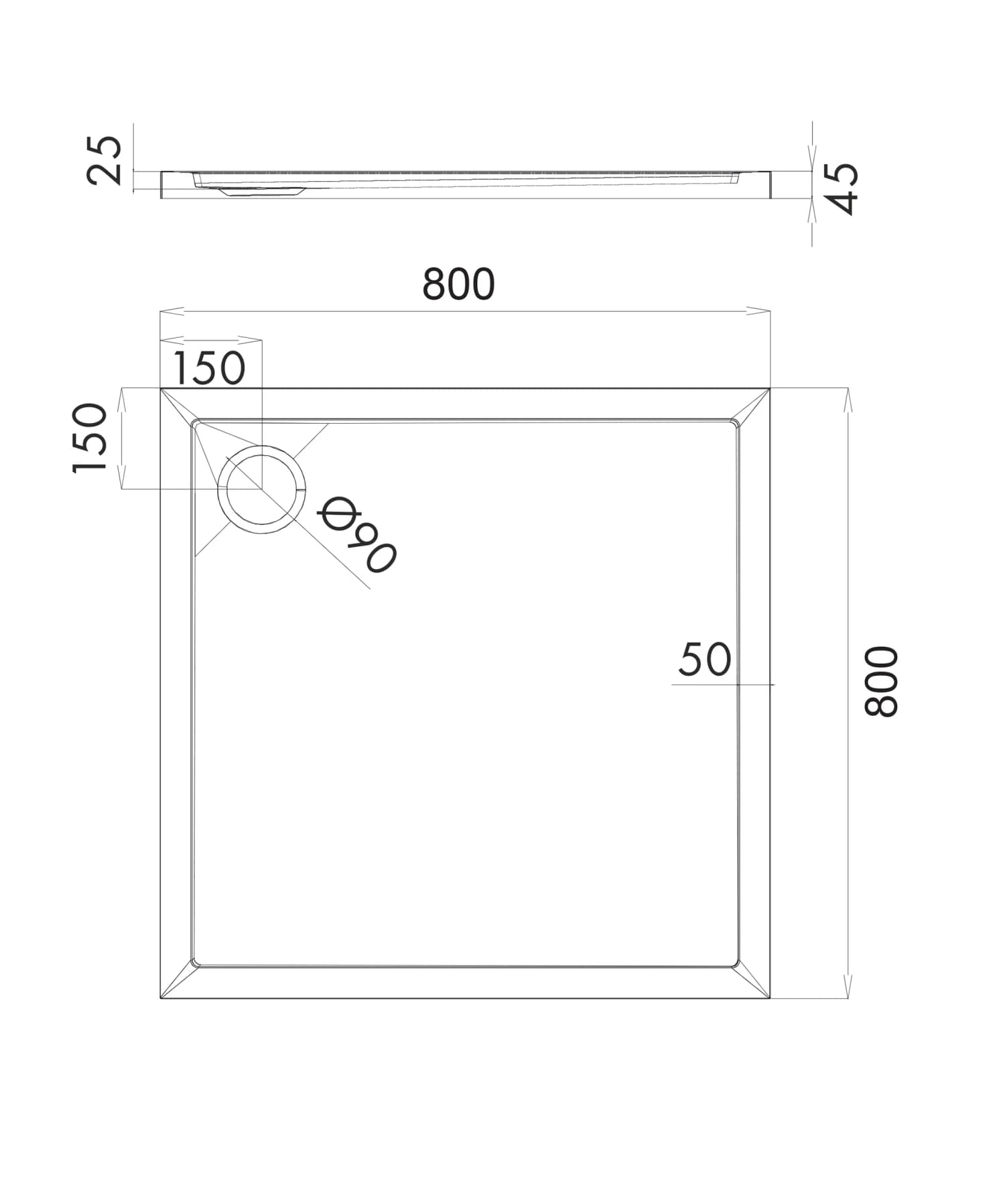 MERTON80-KBP Rysunek techniczny