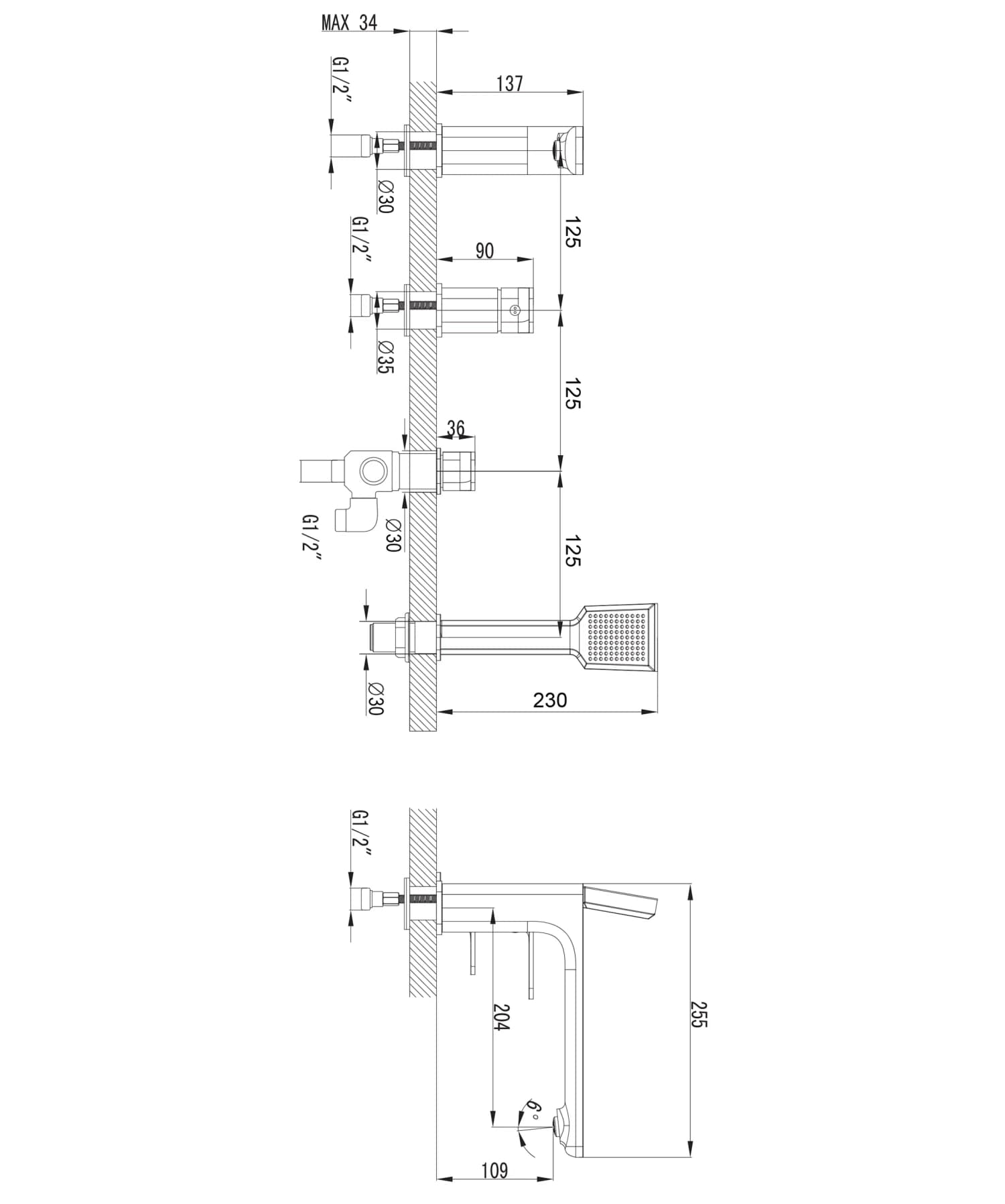 AP2232CR Rysunek techniczny