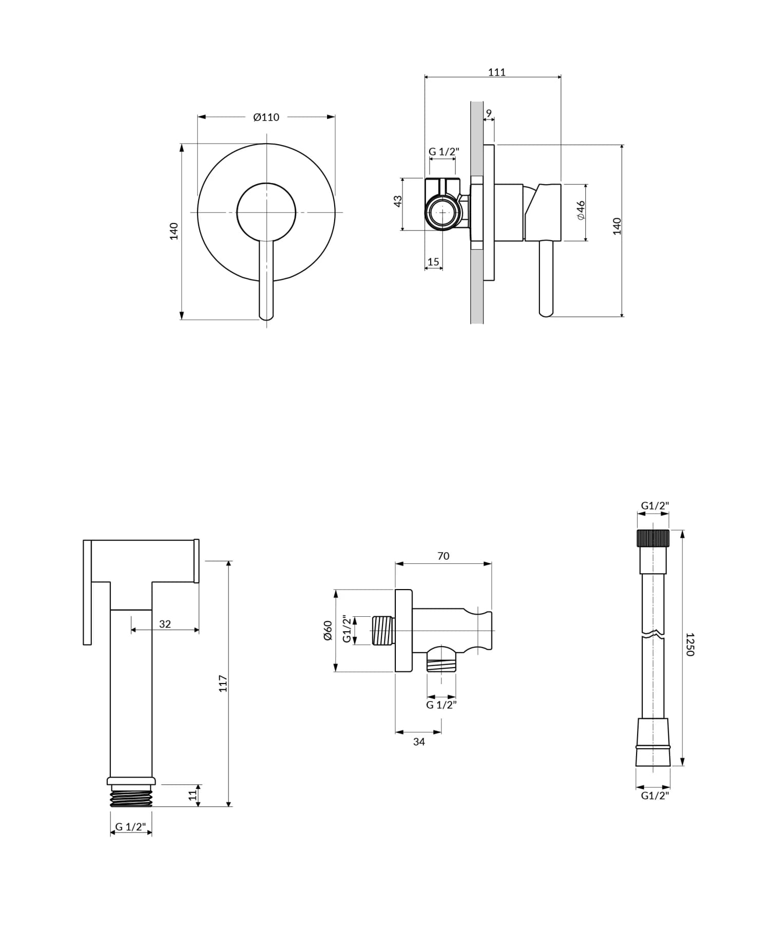 SYSYBI1CR Rysunek techniczny