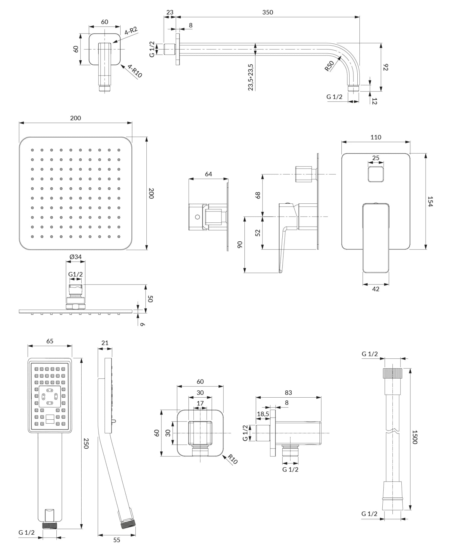 SYSPM10BL Rysunek techniczny