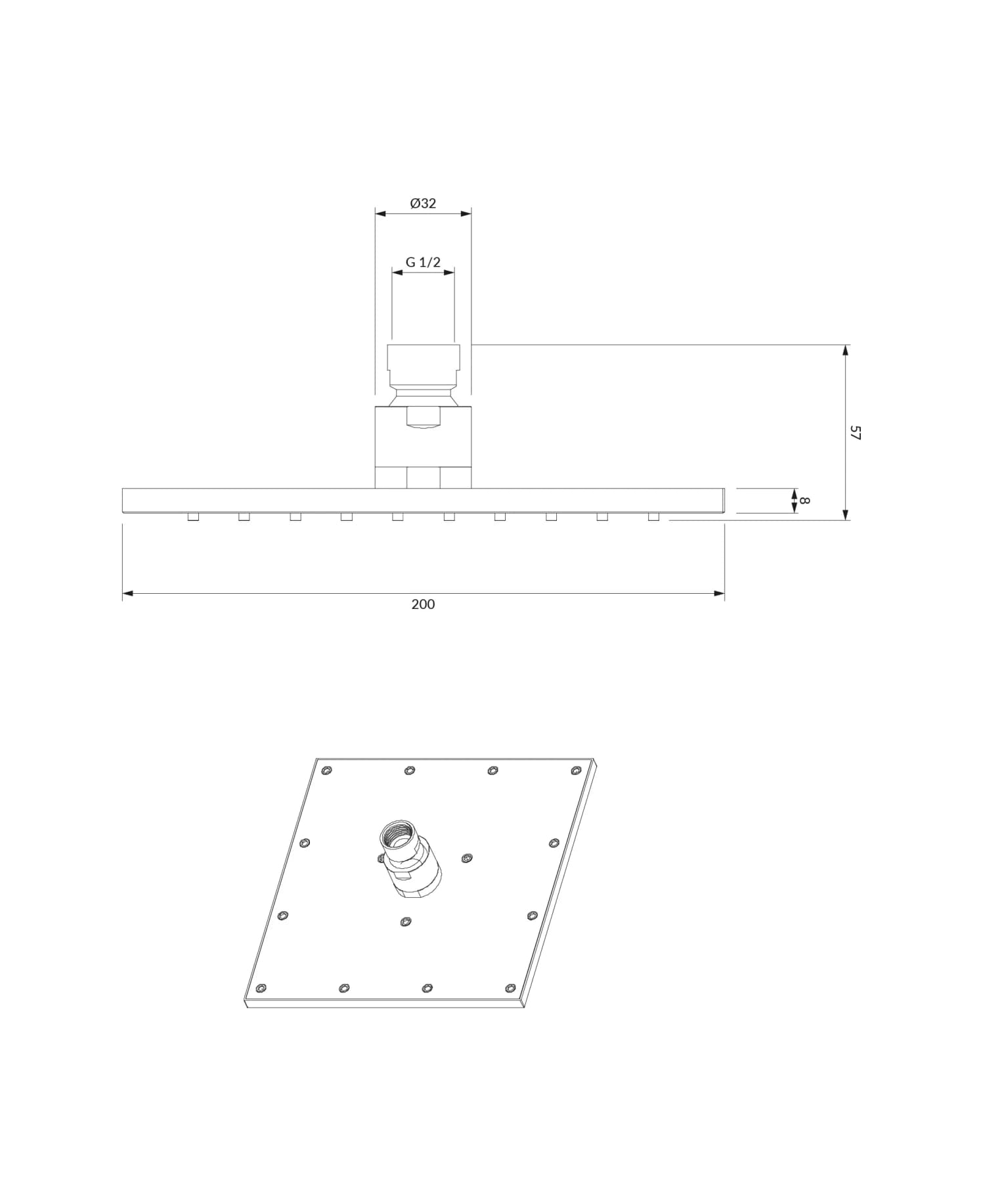 WG220-OCRB Rysunek techniczny
