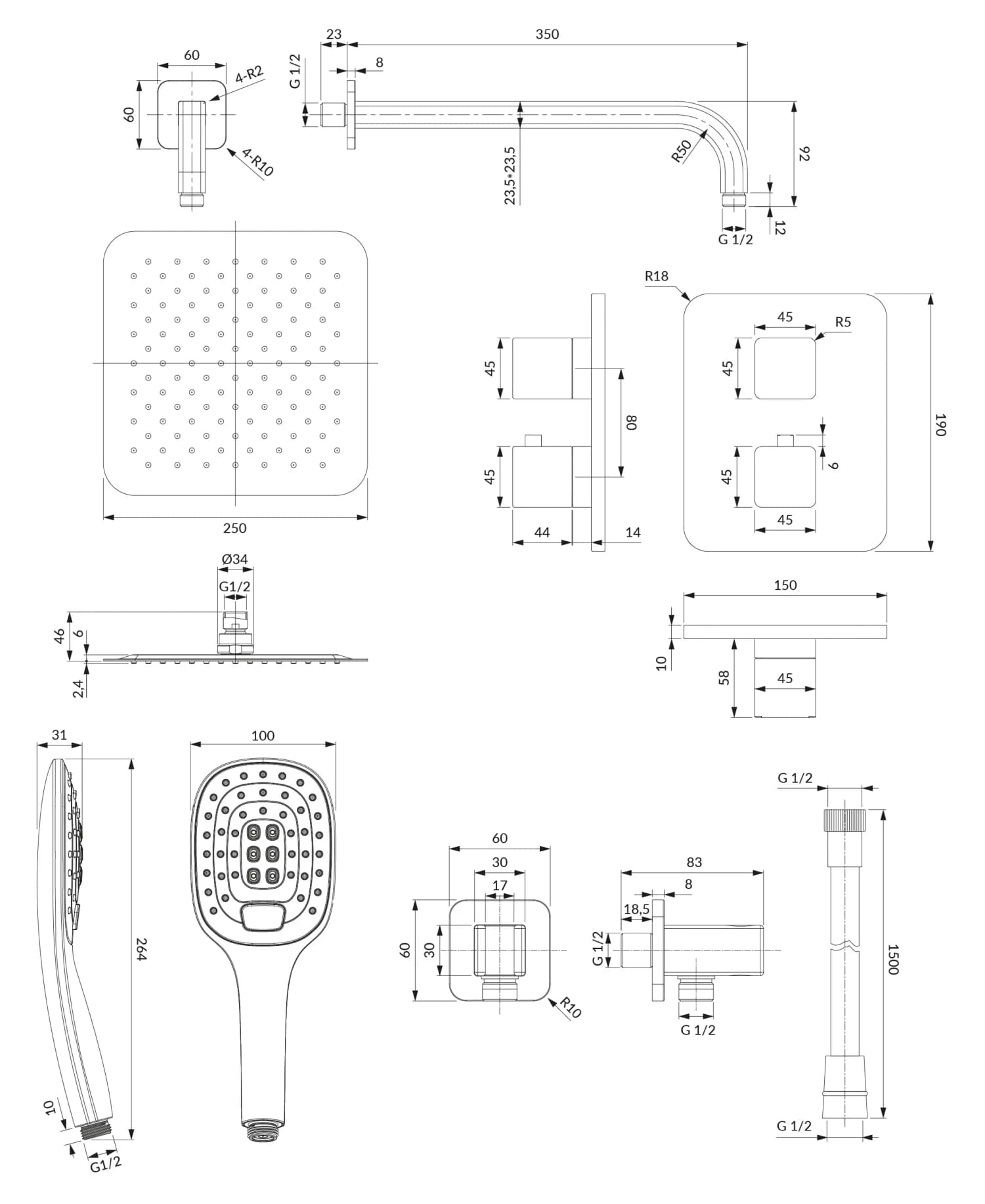SYSPM11CR Rysunek techniczny