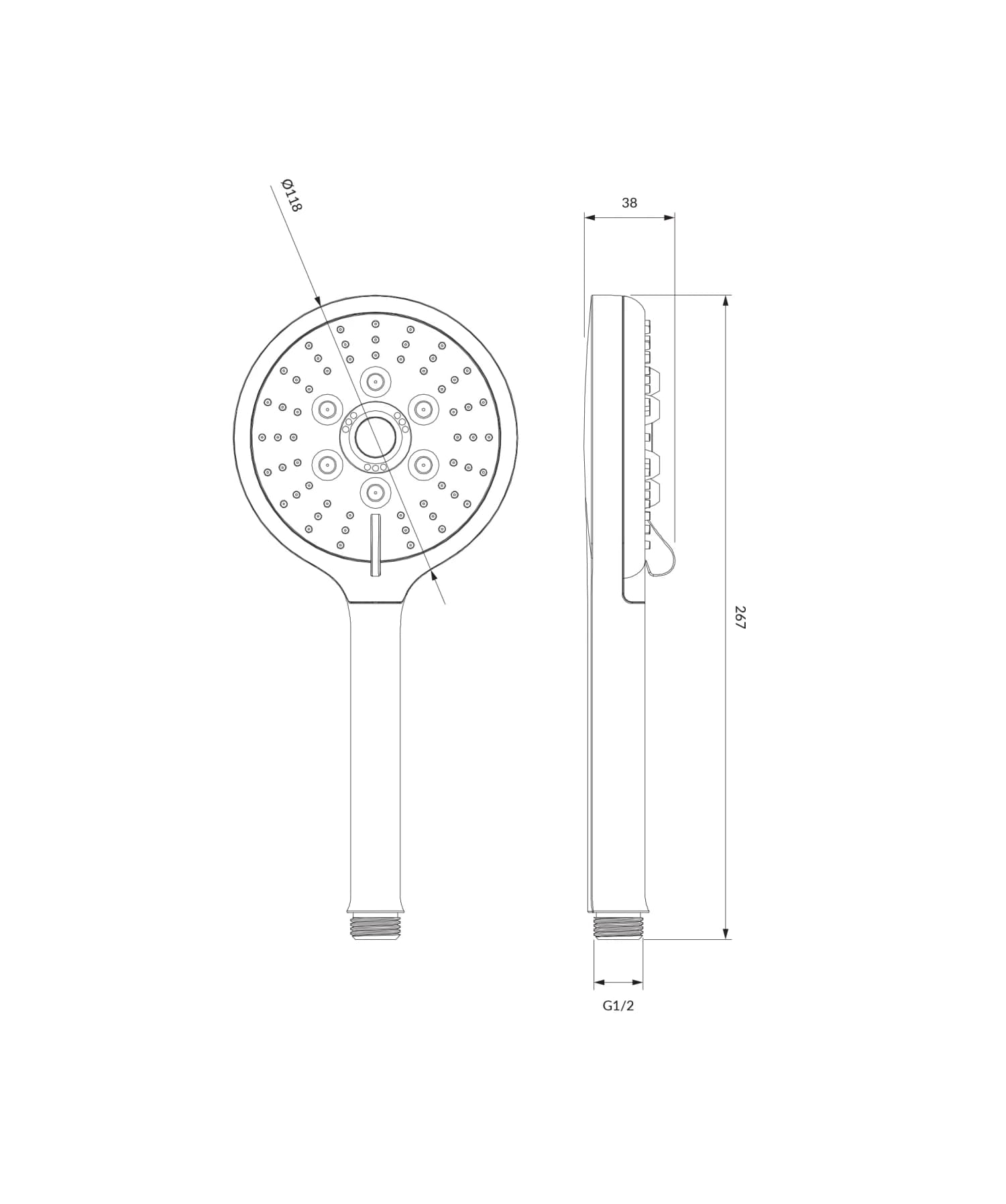 RIBBON-RCR Rysunek techniczny
