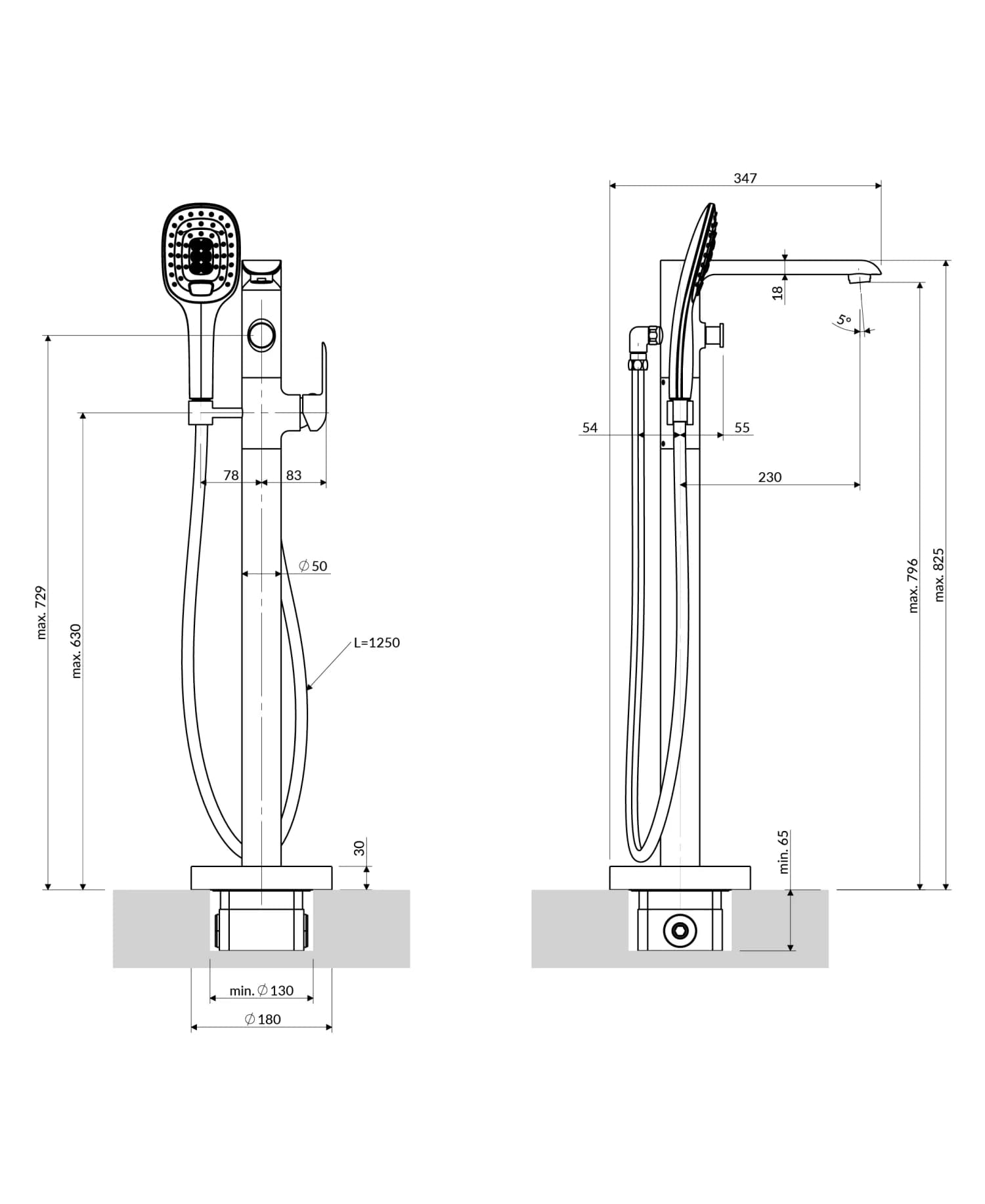 SC2333XBL Rysunek techniczny