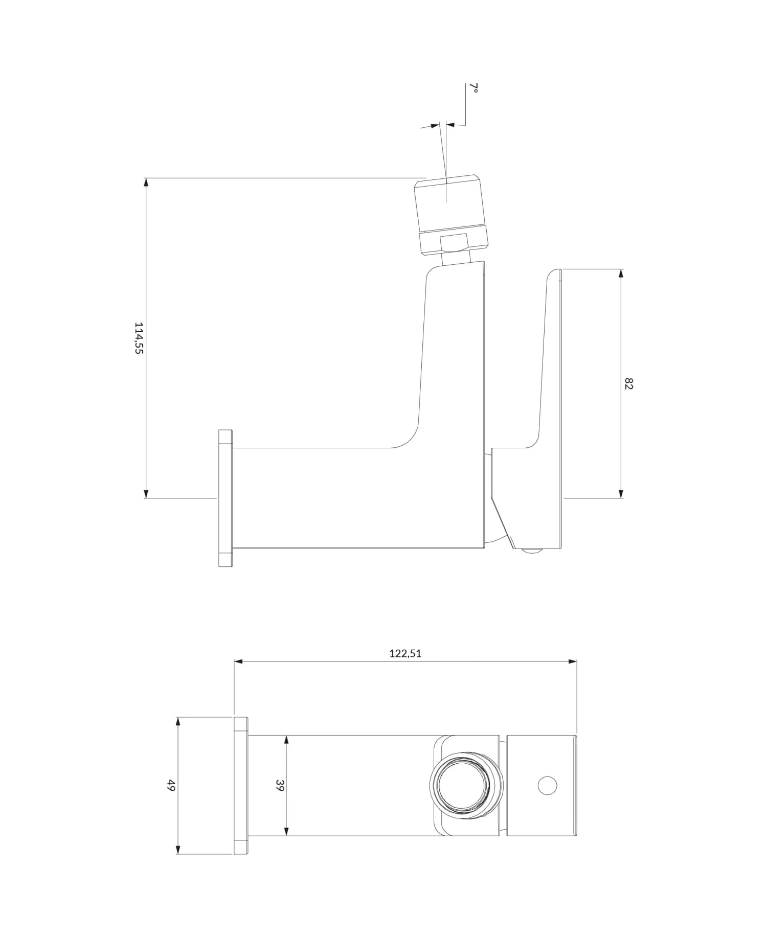 PM7420BL Rysunek techniczny