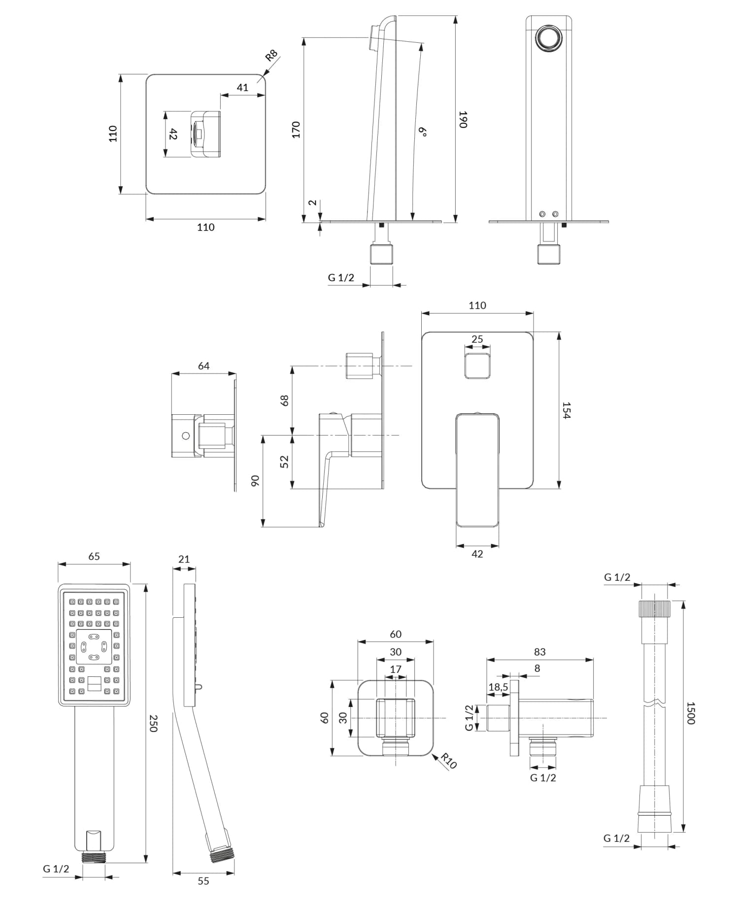 SYSPMW01BL Rysunek techniczny