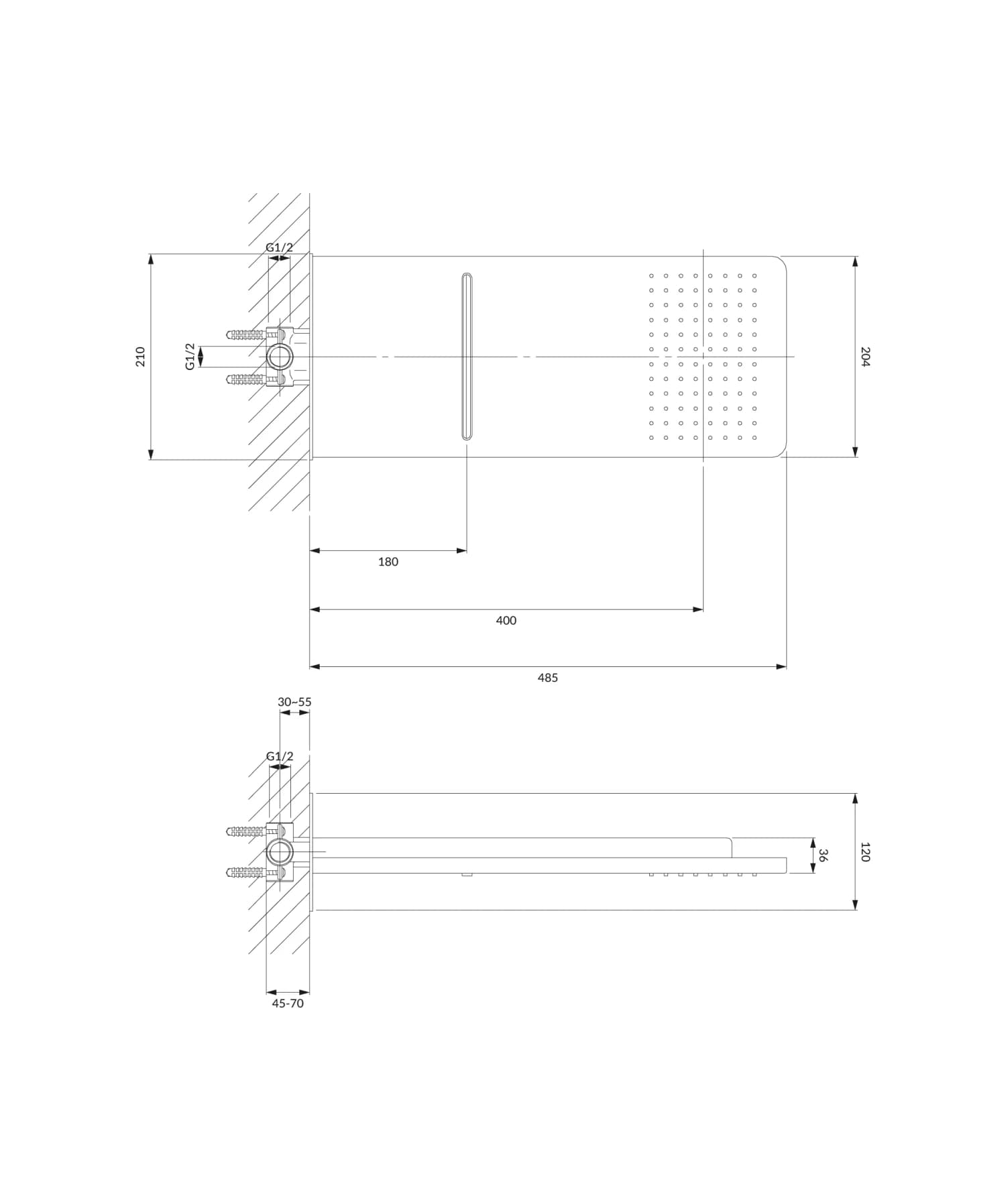 WG510CR Rysunek techniczny