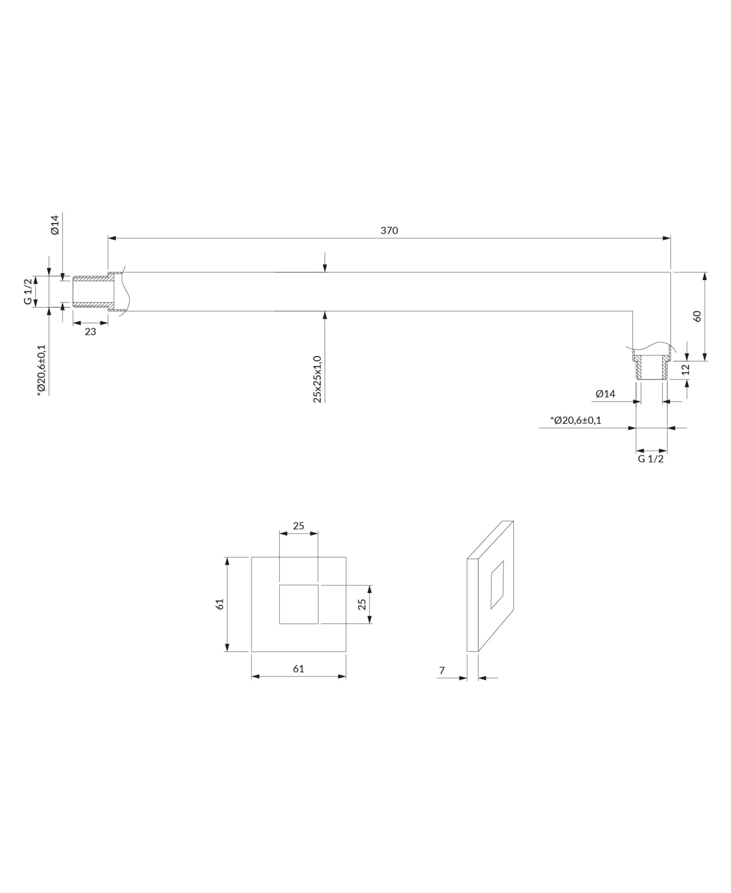 RA12CR Rysunek techniczny