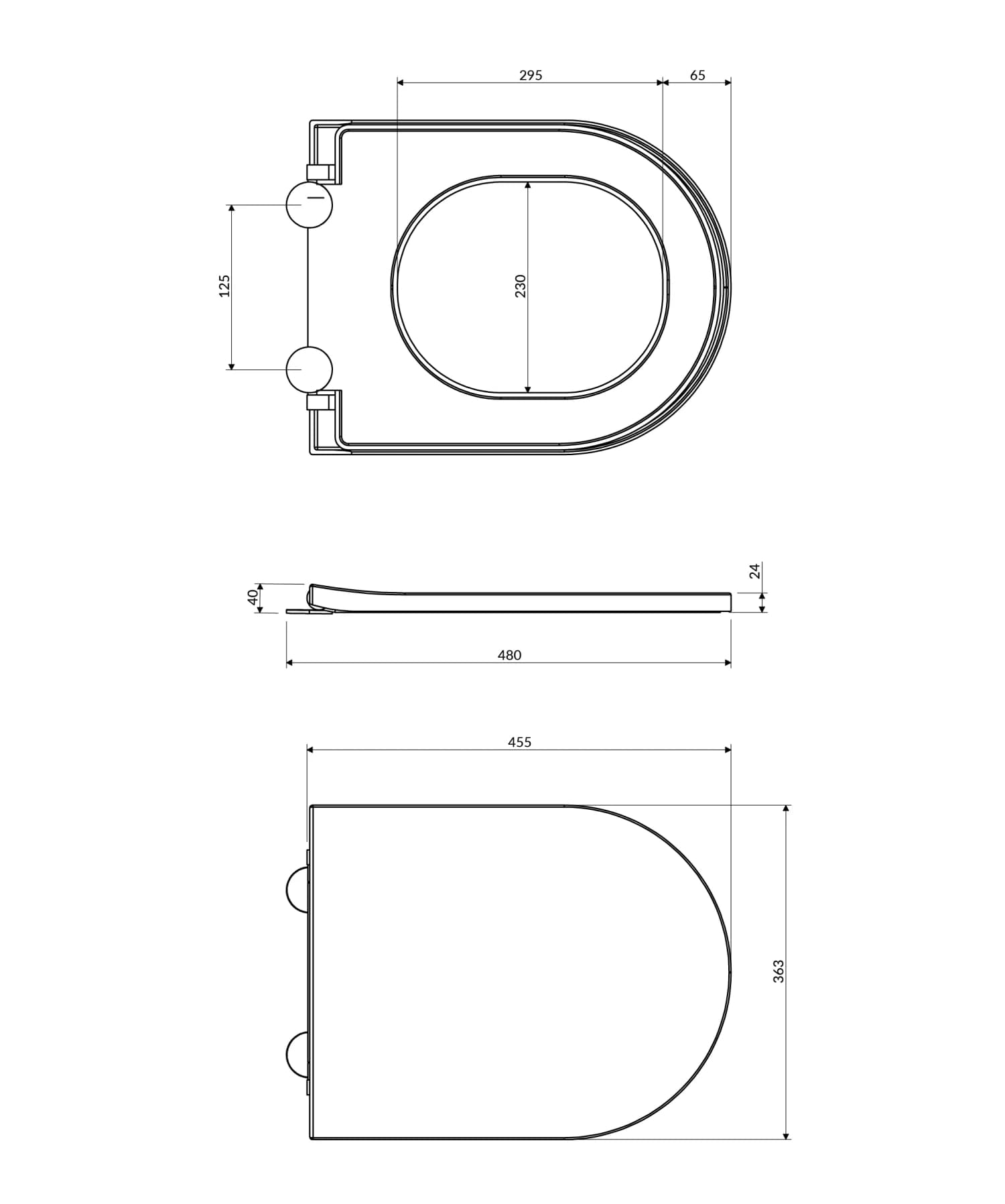 TAMPADEBP Rysunek techniczny