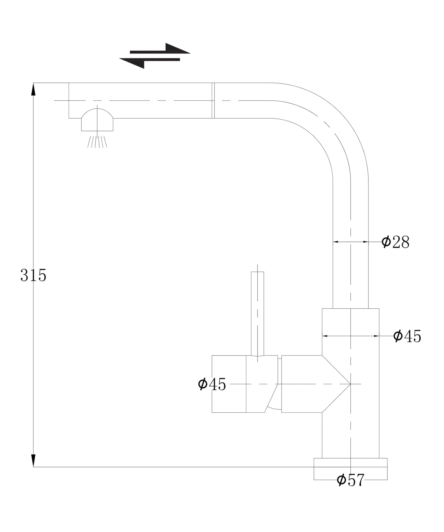 AB1455IN Rysunek techniczny