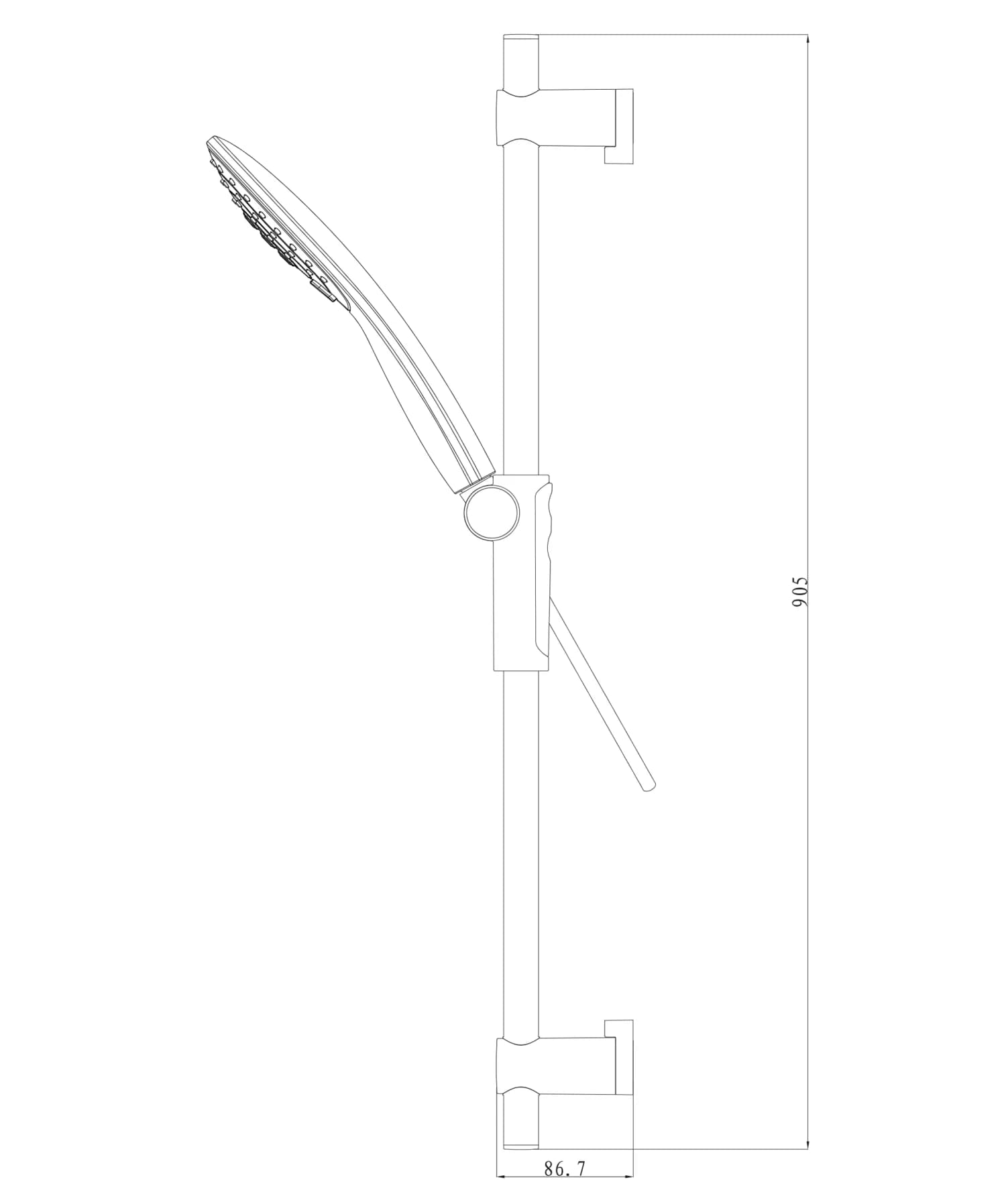 DAVIS-SXLUXCR Rysunek techniczny