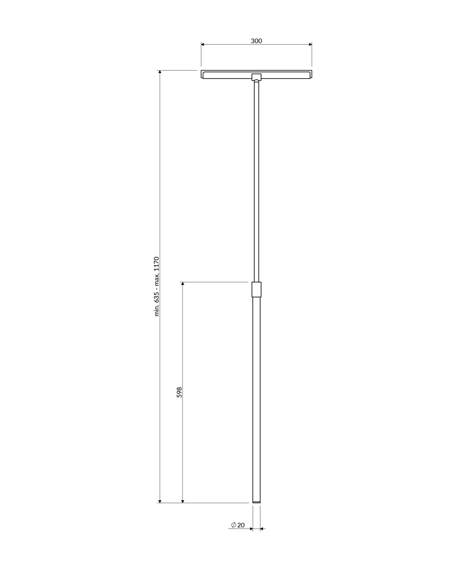 UN60920BL Rysunek techniczny