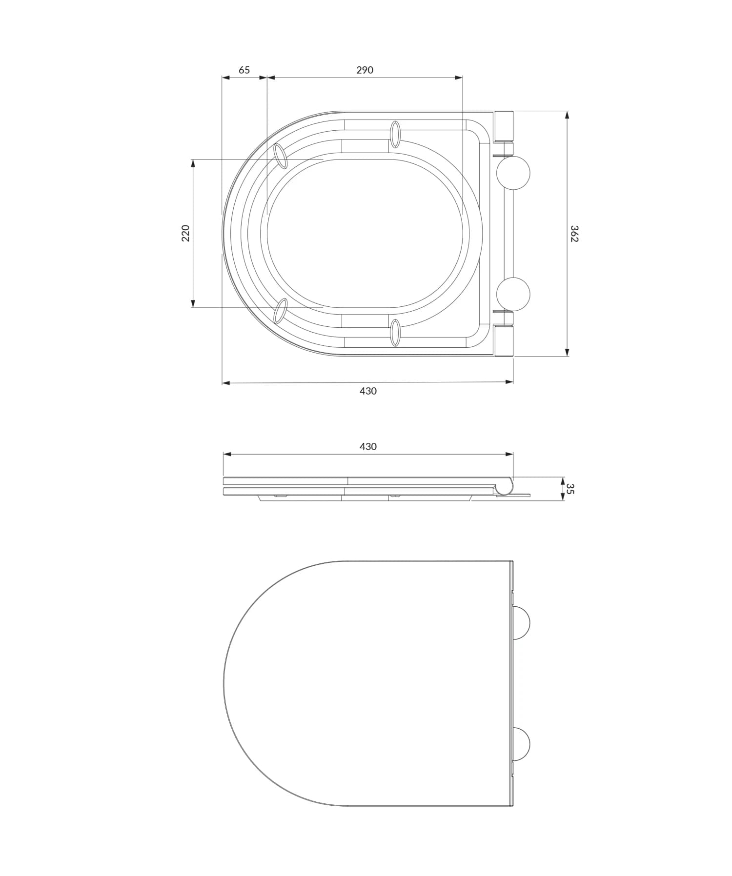 OTTAWADEBM Rysunek techniczny