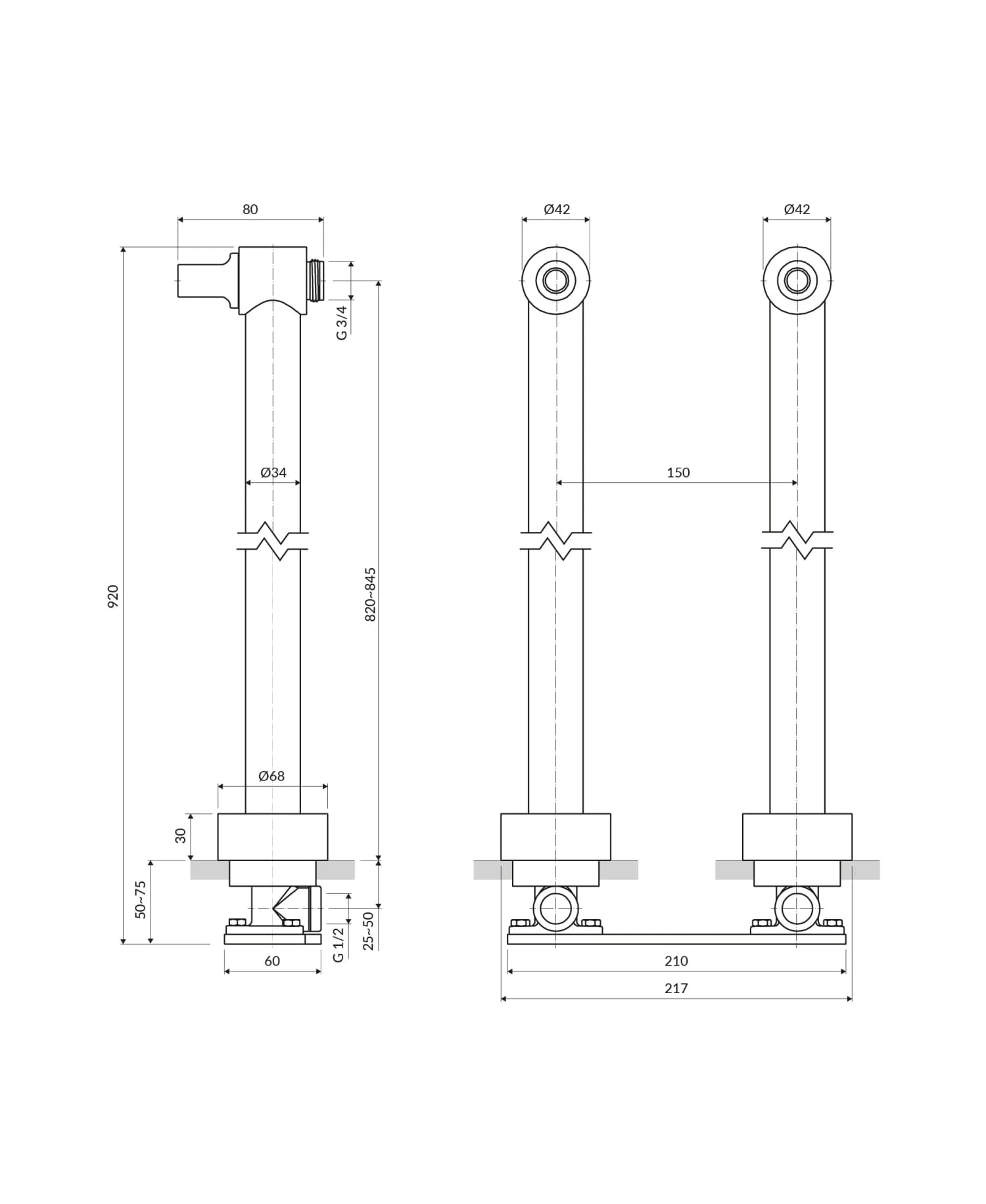 8819ORB Rysunek techniczny