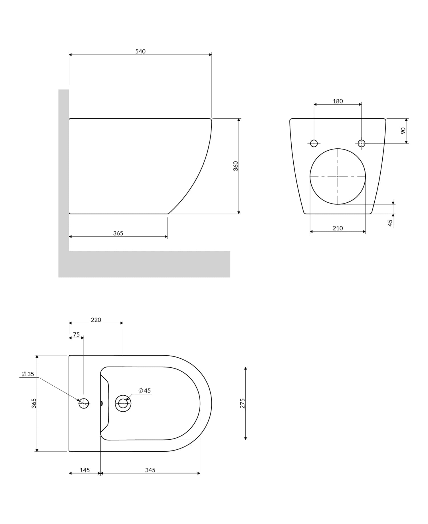 OTTAWACMBIBP Rysunek techniczny