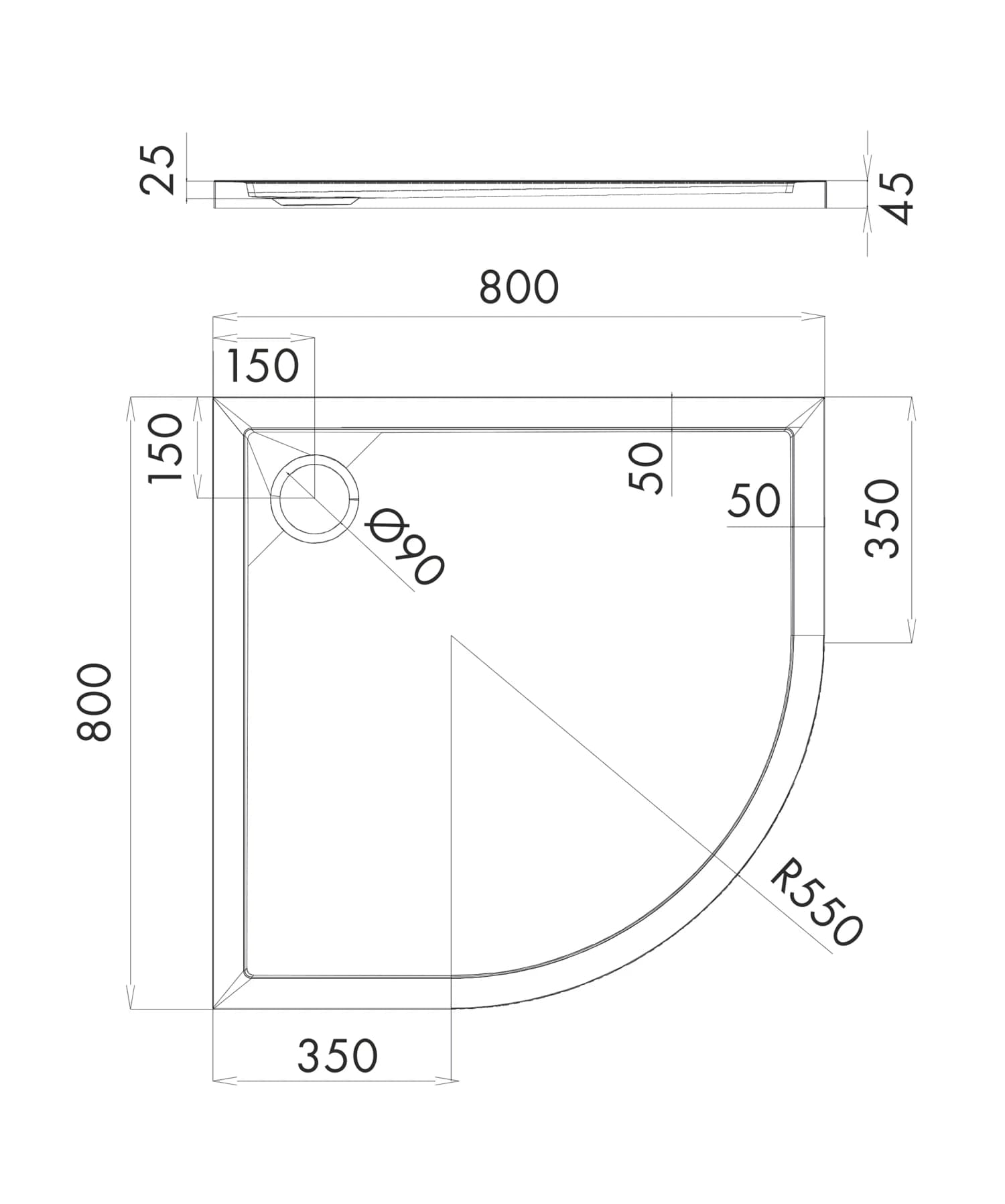 MERTON80-OBP Rysunek techniczny