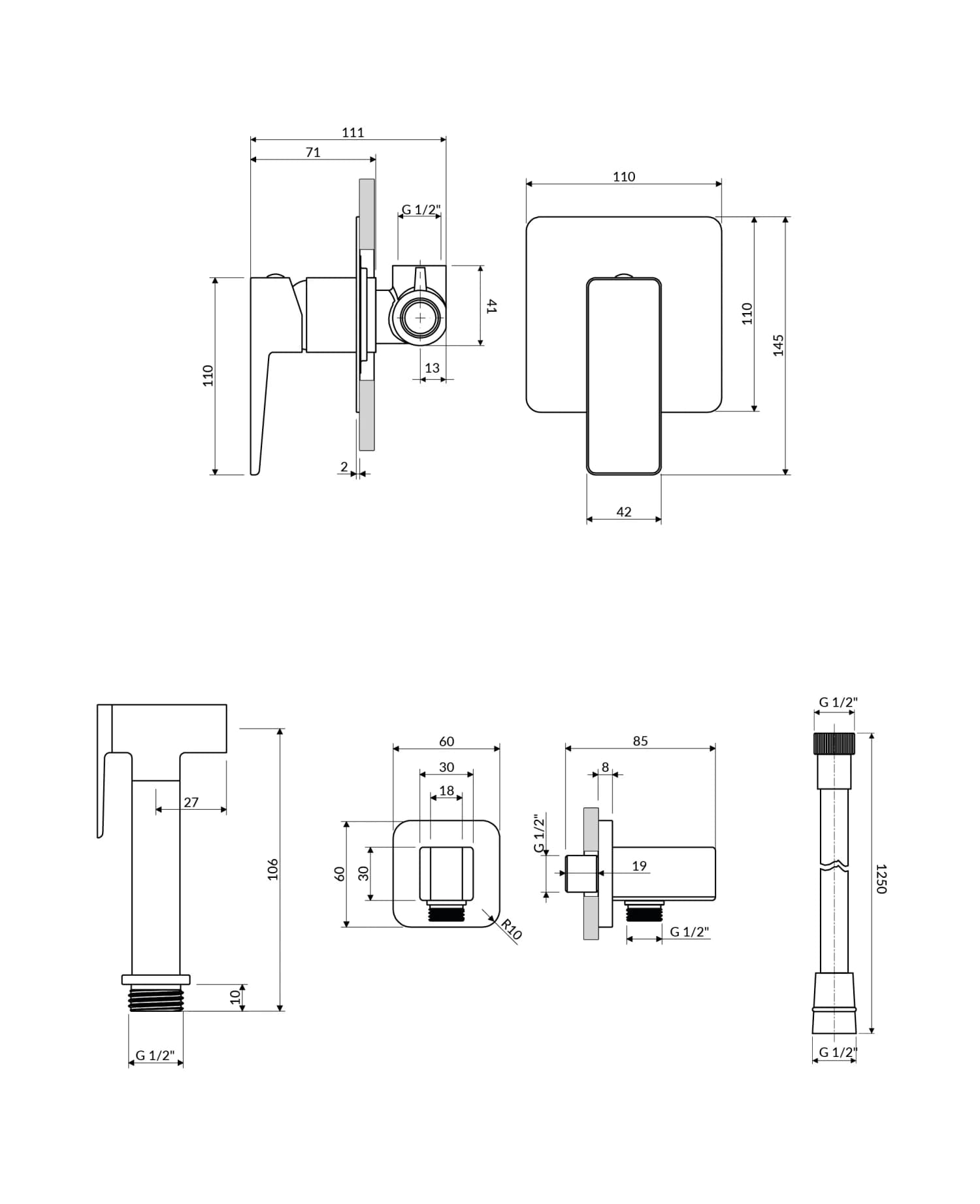SYSPMBI1CR Rysunek techniczny