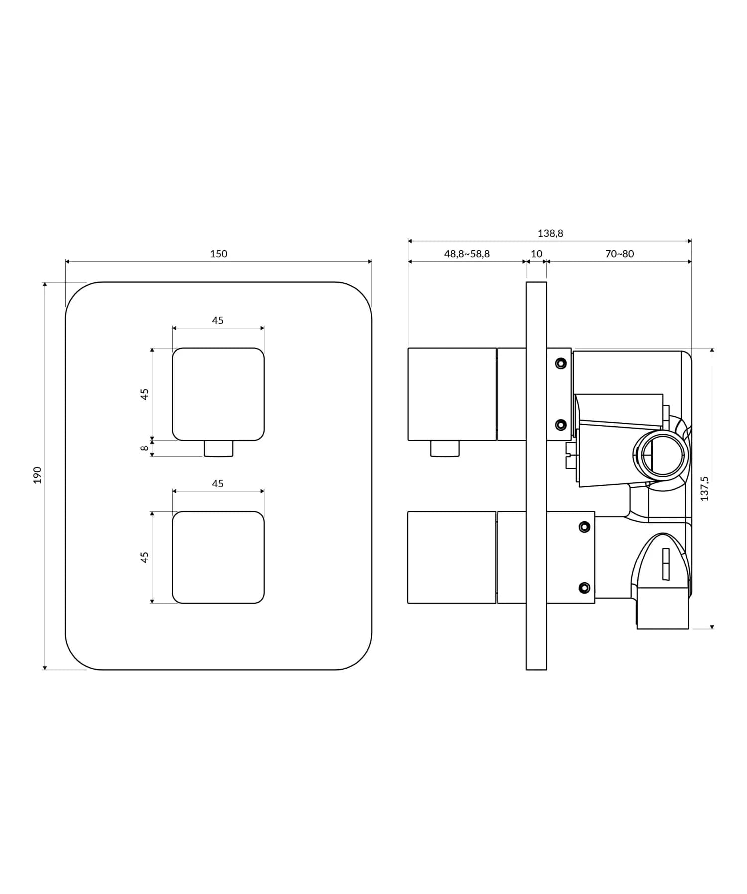 PM7436GR Rysunek techniczny