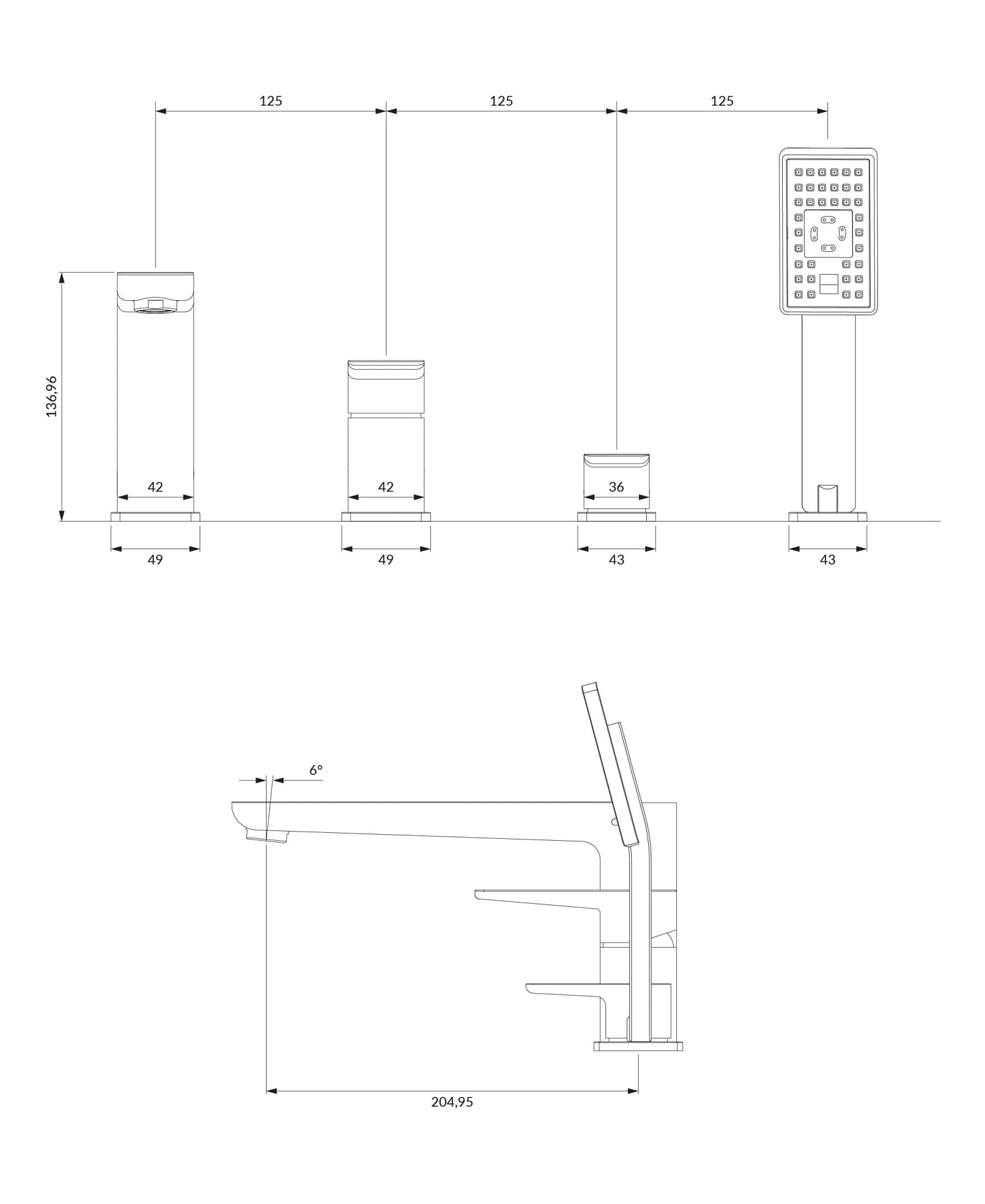 PM7432GR Rysunek techniczny