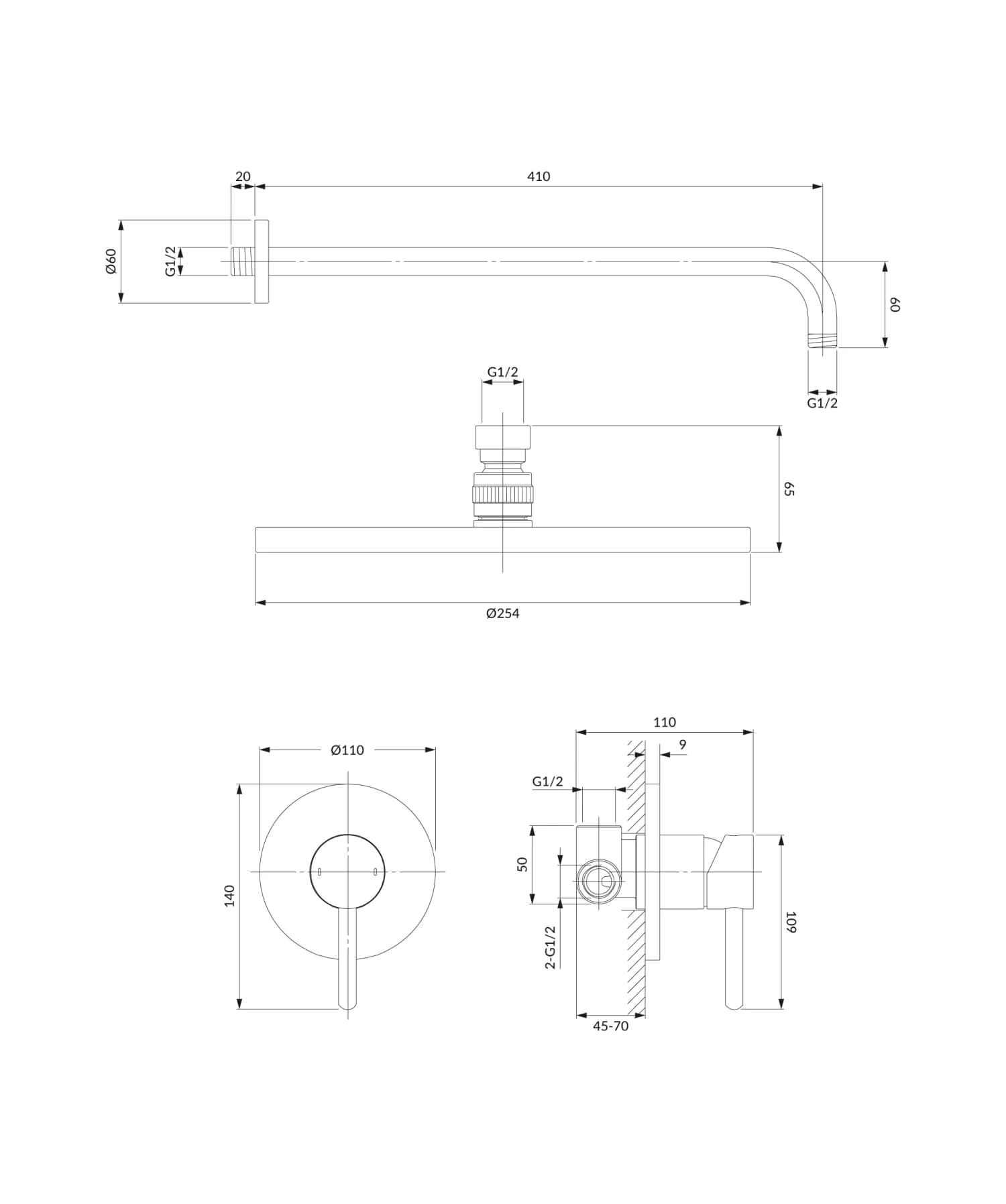 SYSY36CP Rysunek techniczny