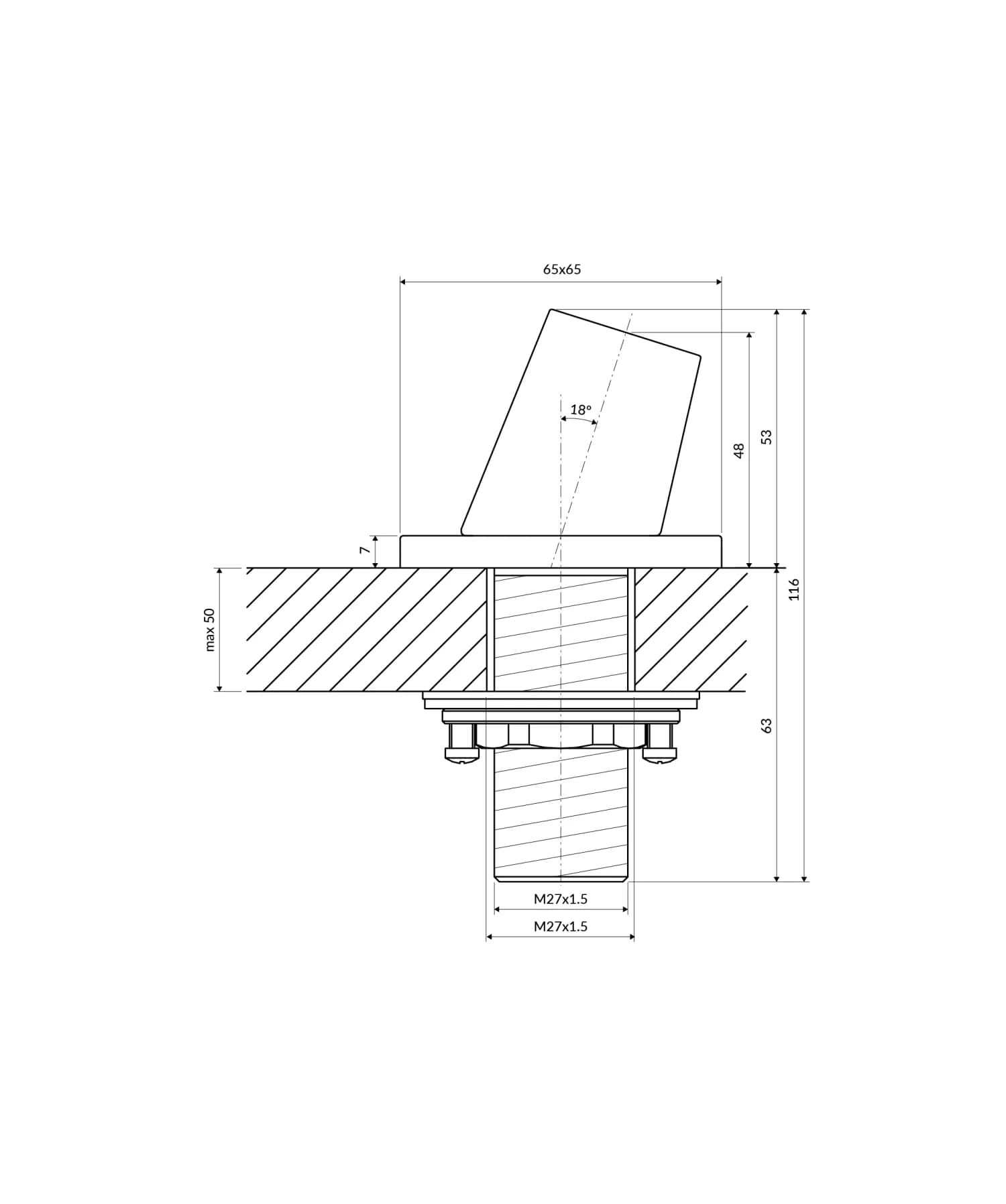 H13BL Rysunek techniczny
