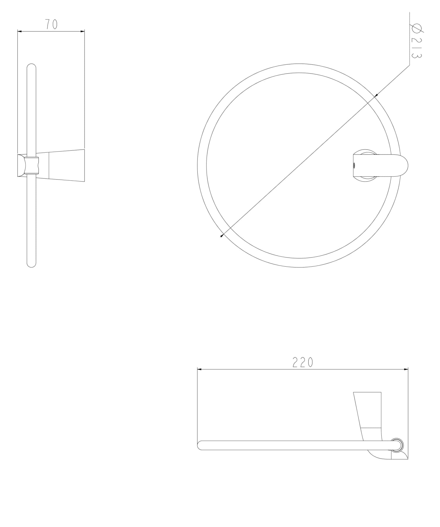 SA54230CR Rysunek techniczny