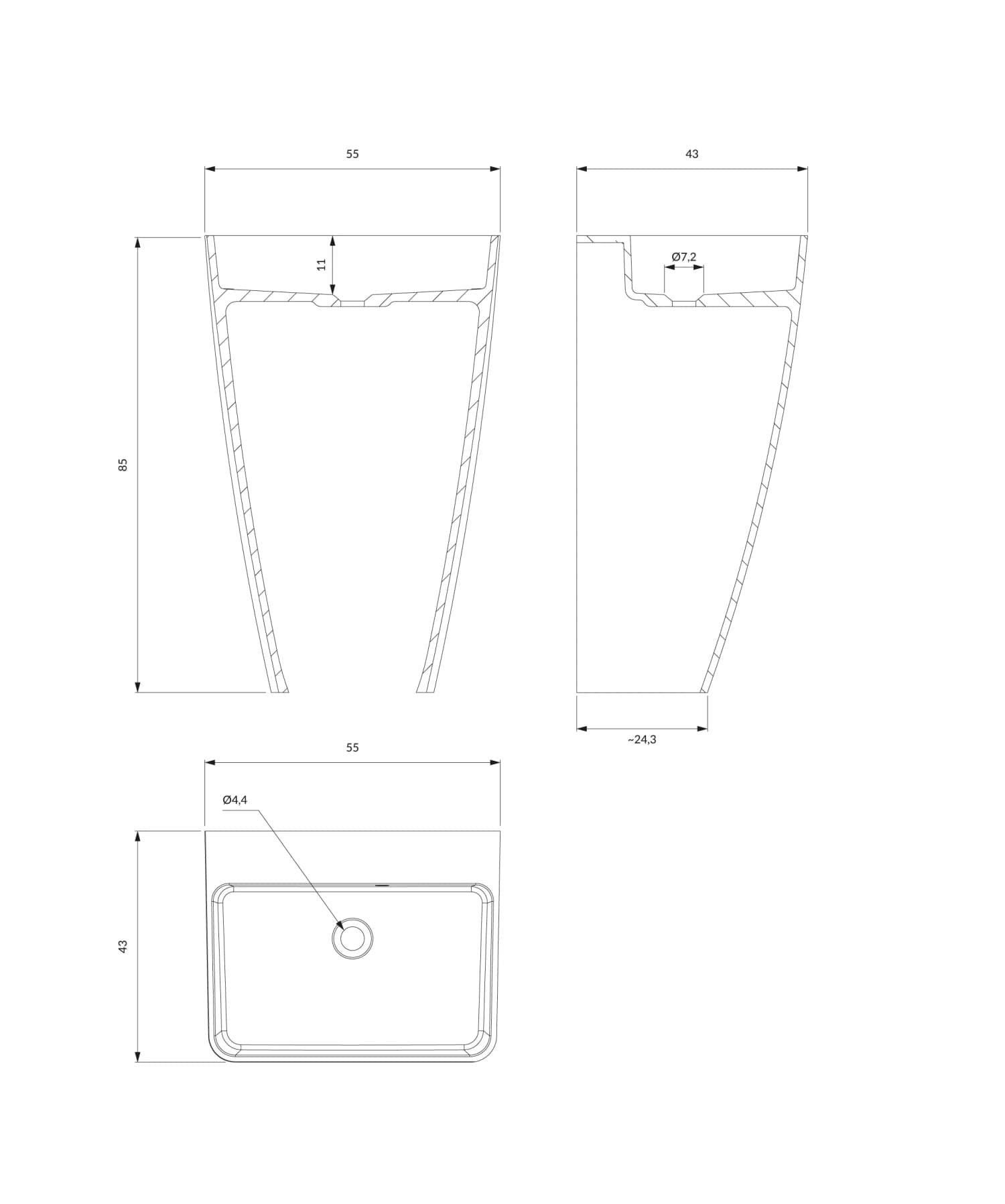 PARMAUWBOBP Rysunek techniczny