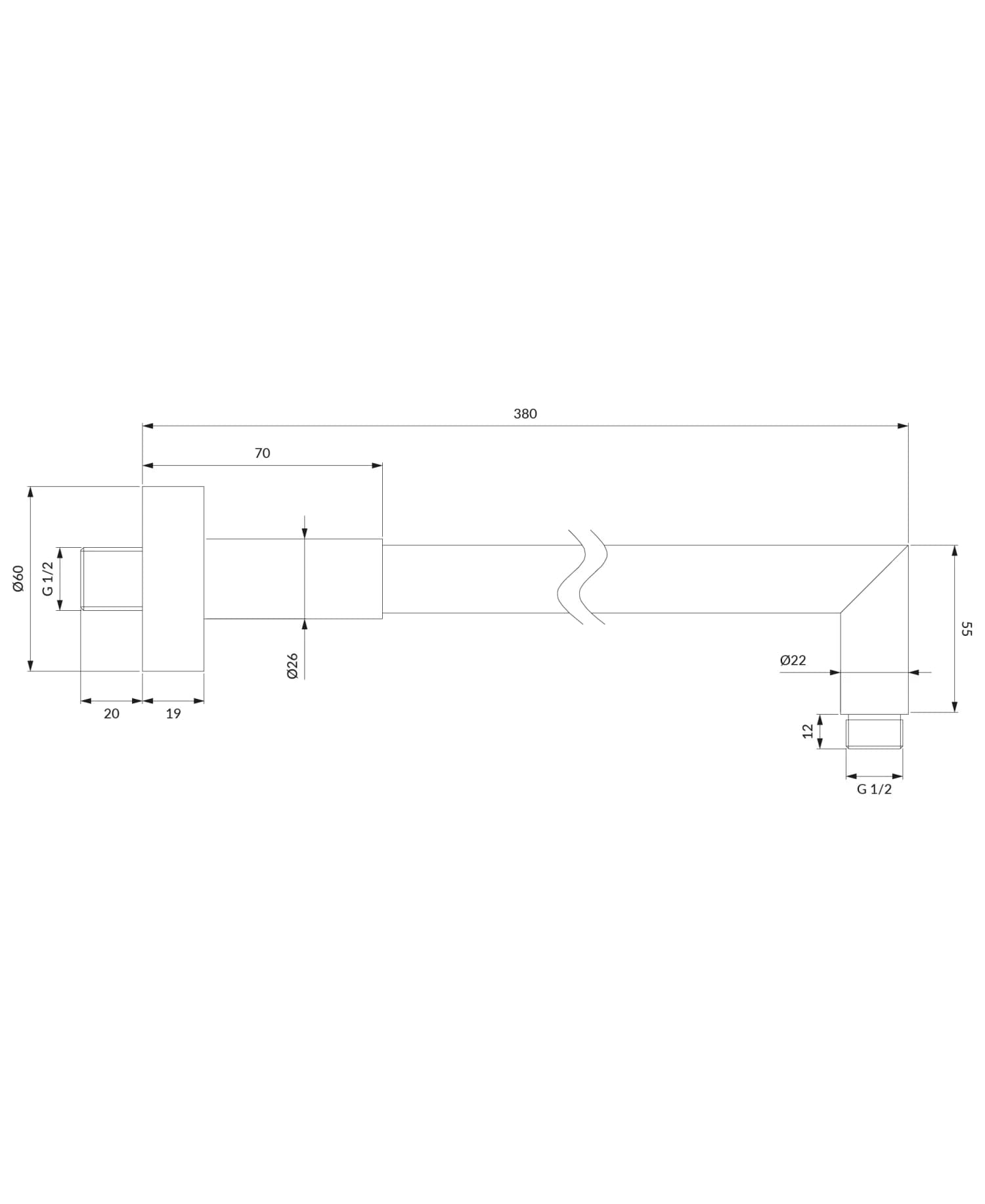 RA04CR Rysunek techniczny