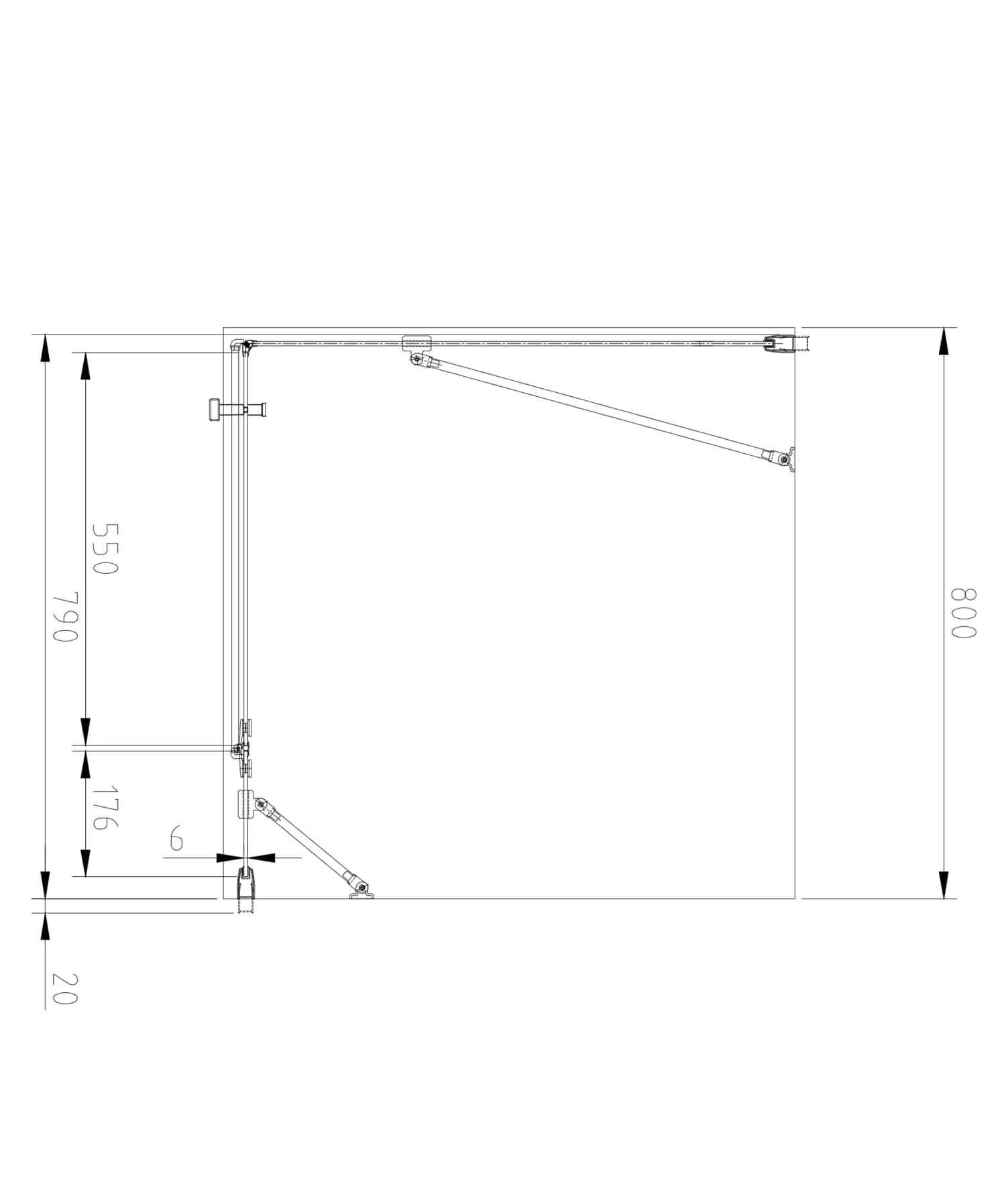 ADC80X-ACRTR Rysunek techniczny