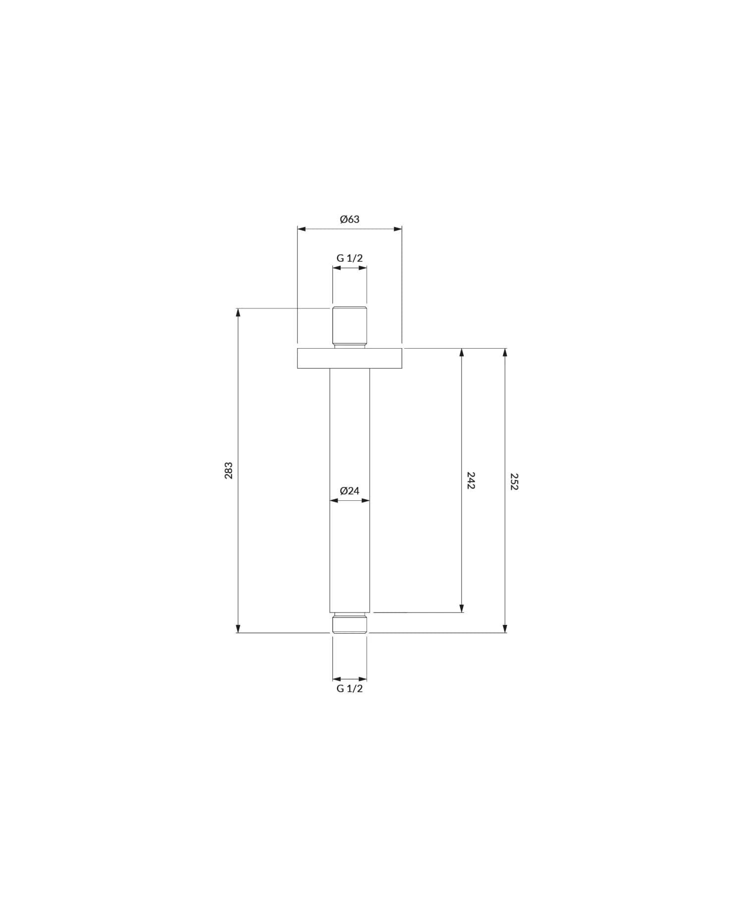 RS22CR Rysunek techniczny