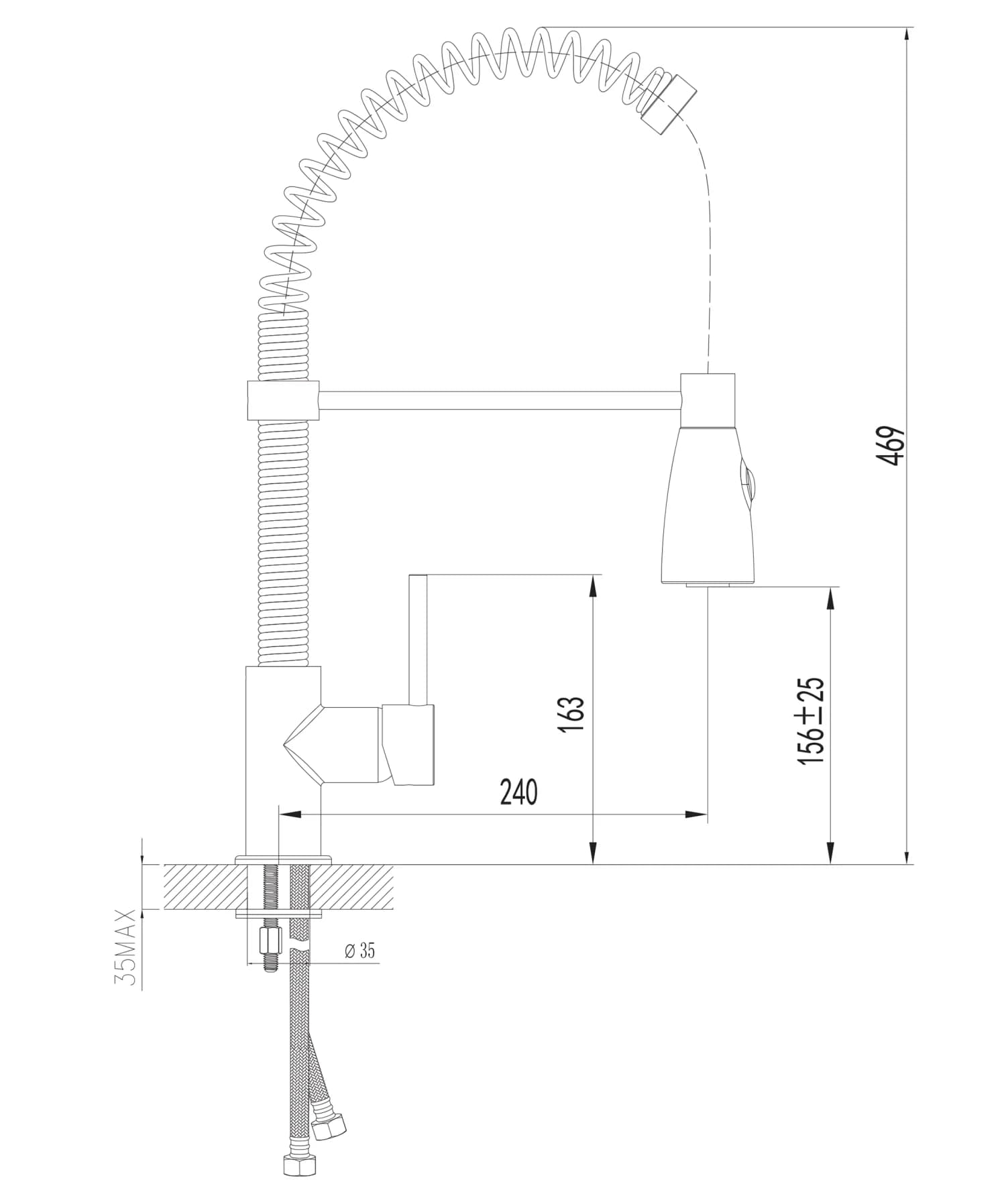 X2CR Rysunek techniczny
