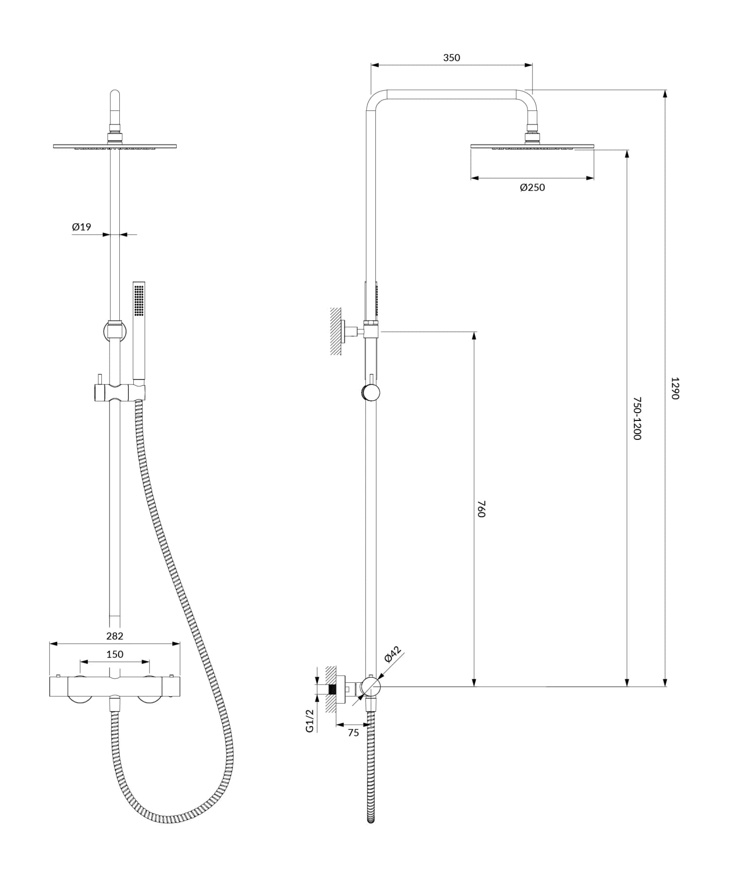 Y1244SUGL Rysunek techniczny