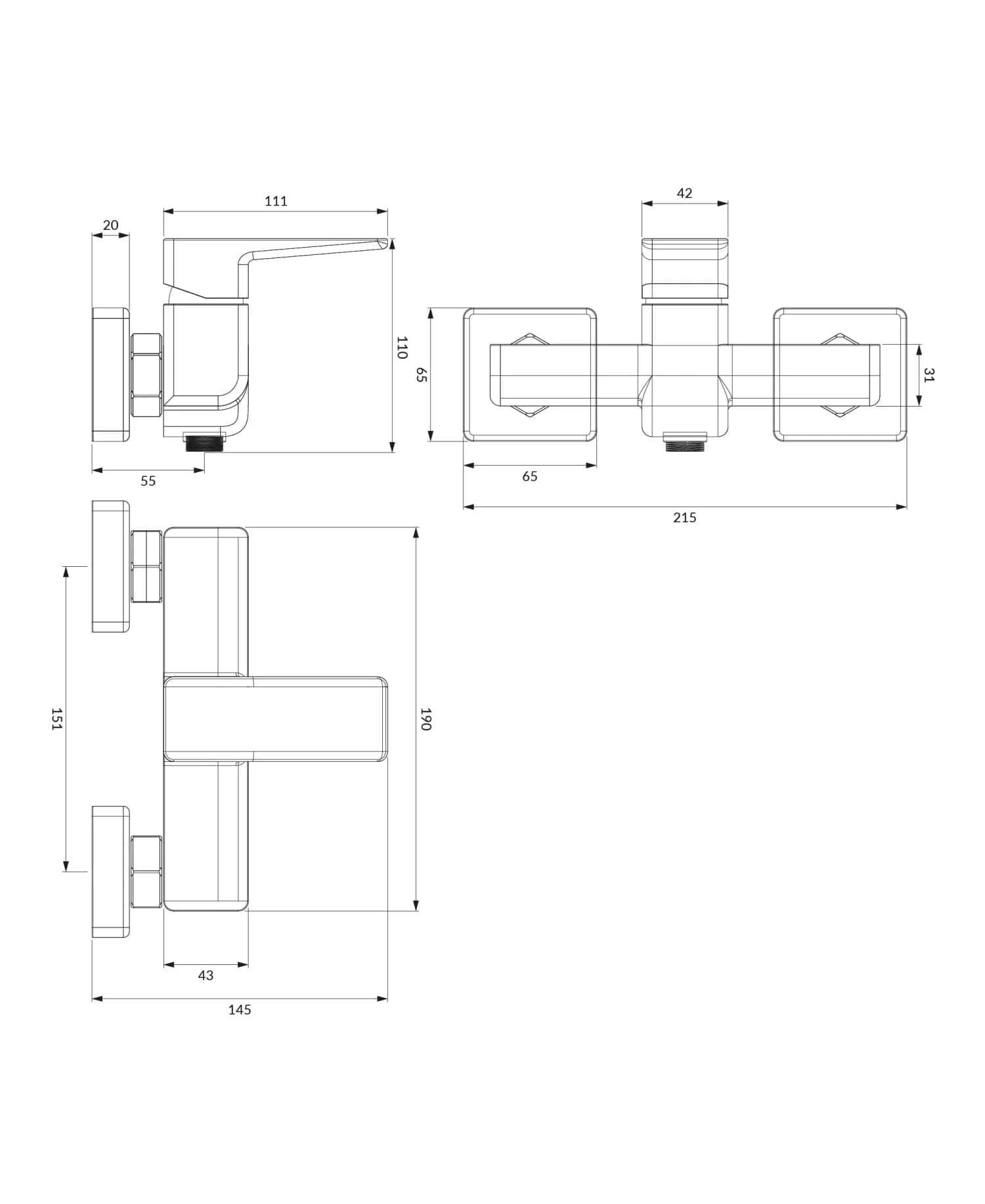 PM7440BL Rysunek techniczny