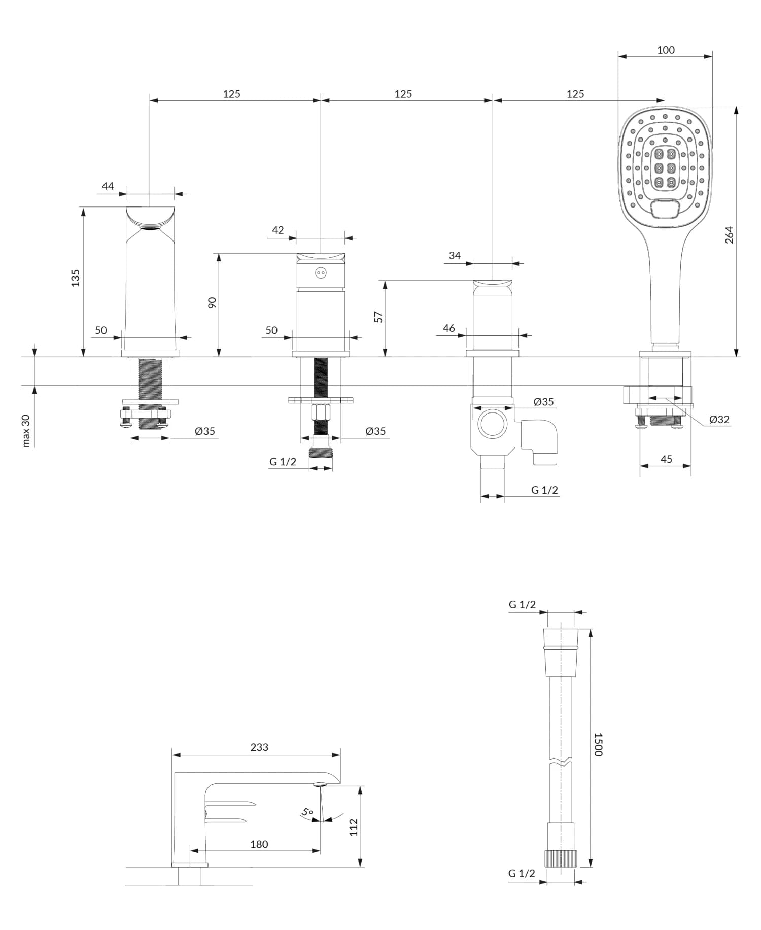SC2332CRB Rysunek techniczny
