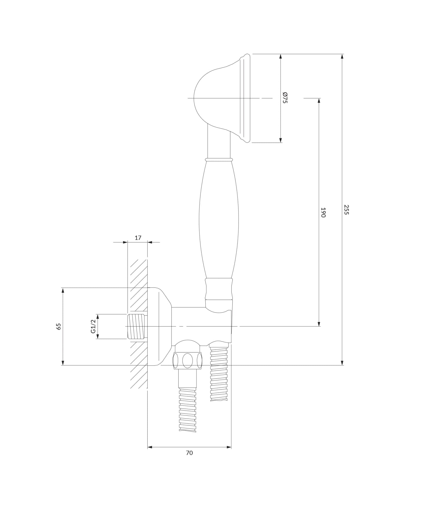 ARTDECO-PPCR Rysunek techniczny