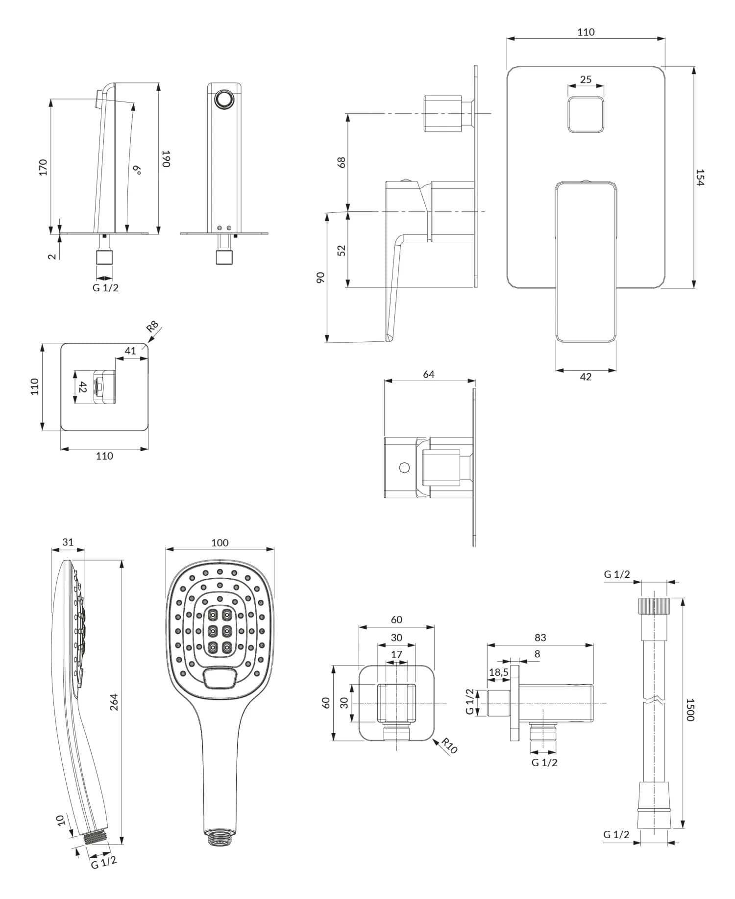 SYSPMW01CR Rysunek techniczny