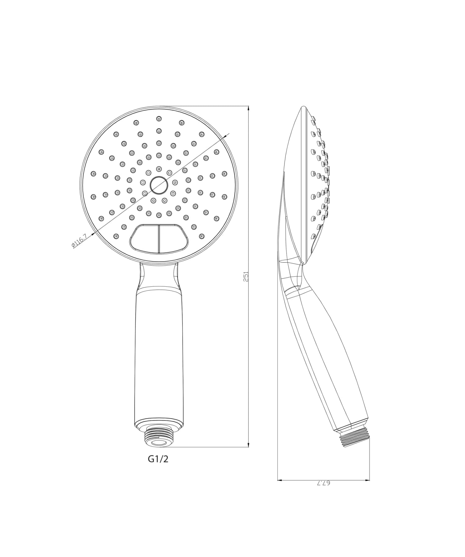 WAPAMA-RCR Rysunek techniczny