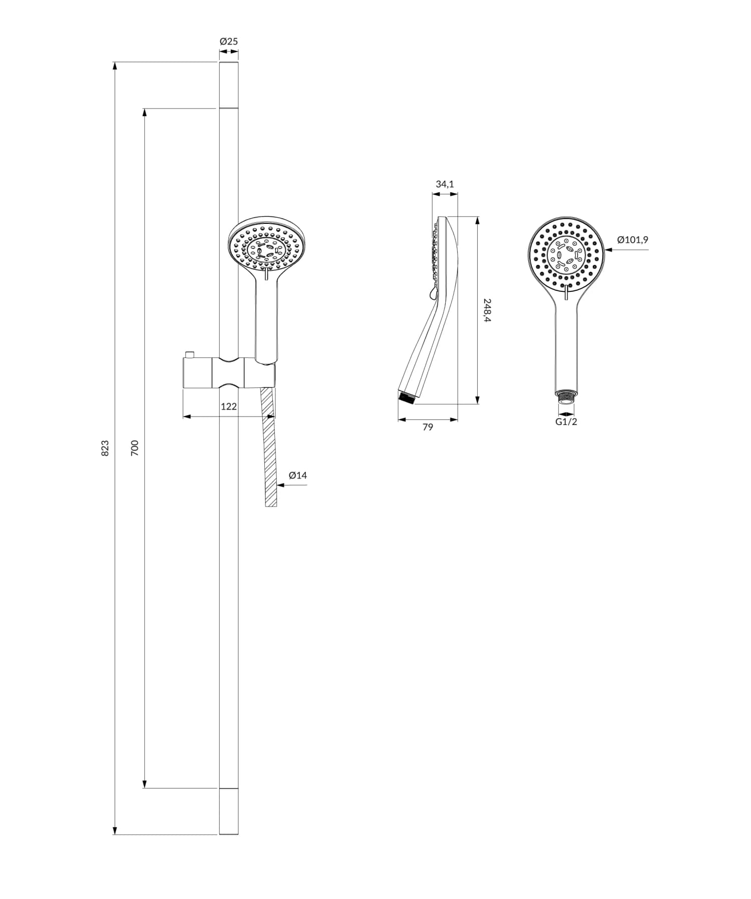 YOSEMITE-SBL Rysunek techniczny