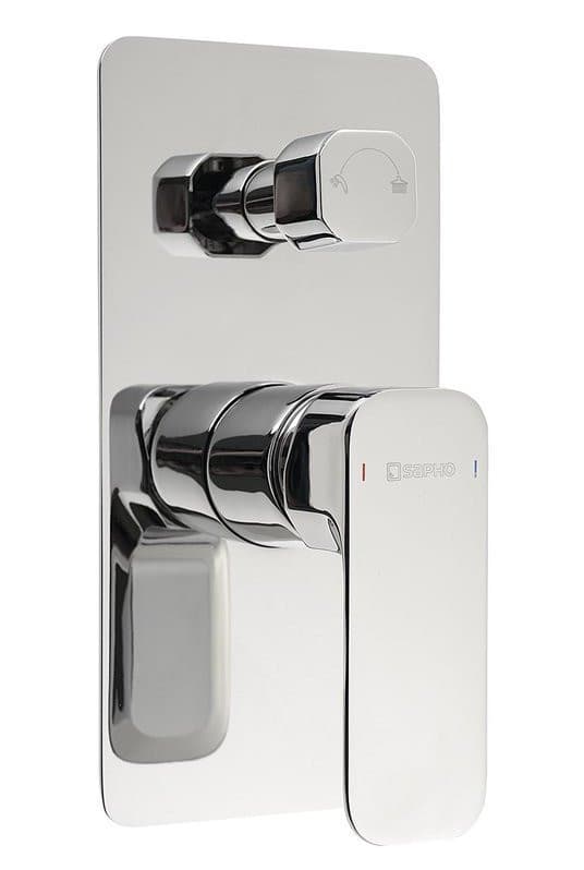 SPY bateria prysznicowa podtynkowa 2 funkcyjna obrotowy przełącznik chrom