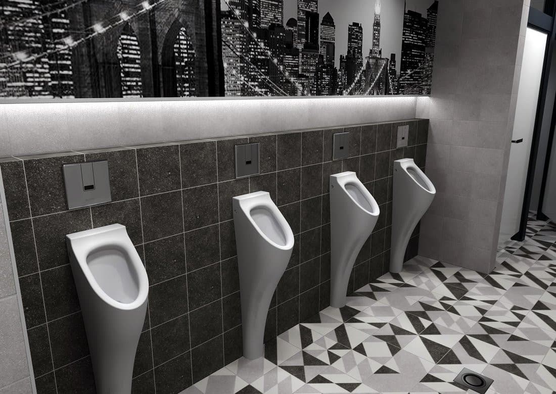 Podtynkowy automatyczny spłukiwacz do pisuaru 24 V stal nierdzewna