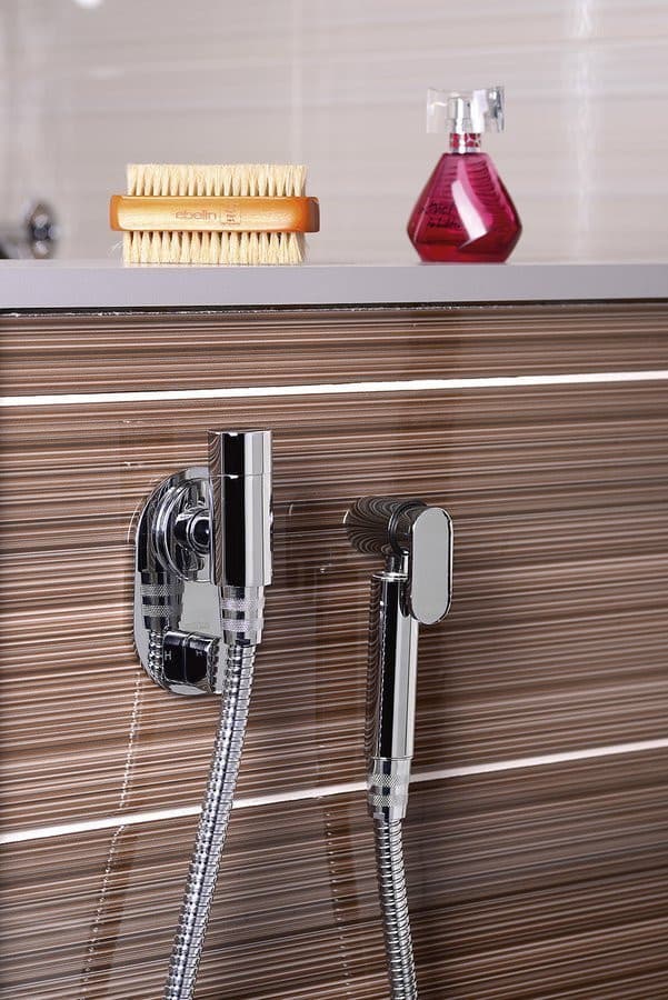 Podtynkowy zawór bidetowy z regulatorem temperatury i słuchawką chrom