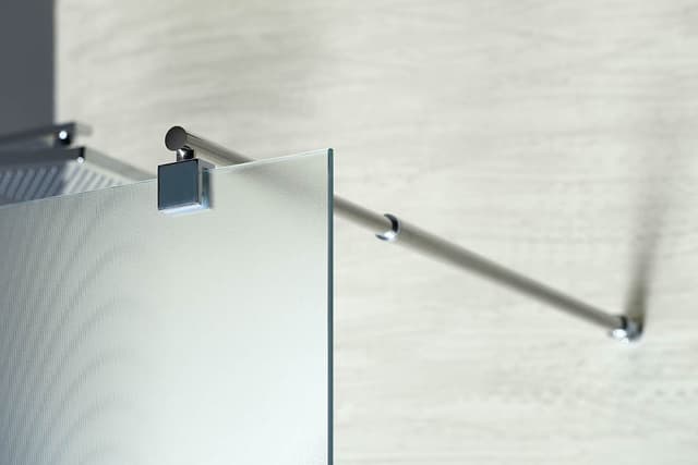 Walk-In ścianka prysznicowa 800 mm szkło Brick chrom