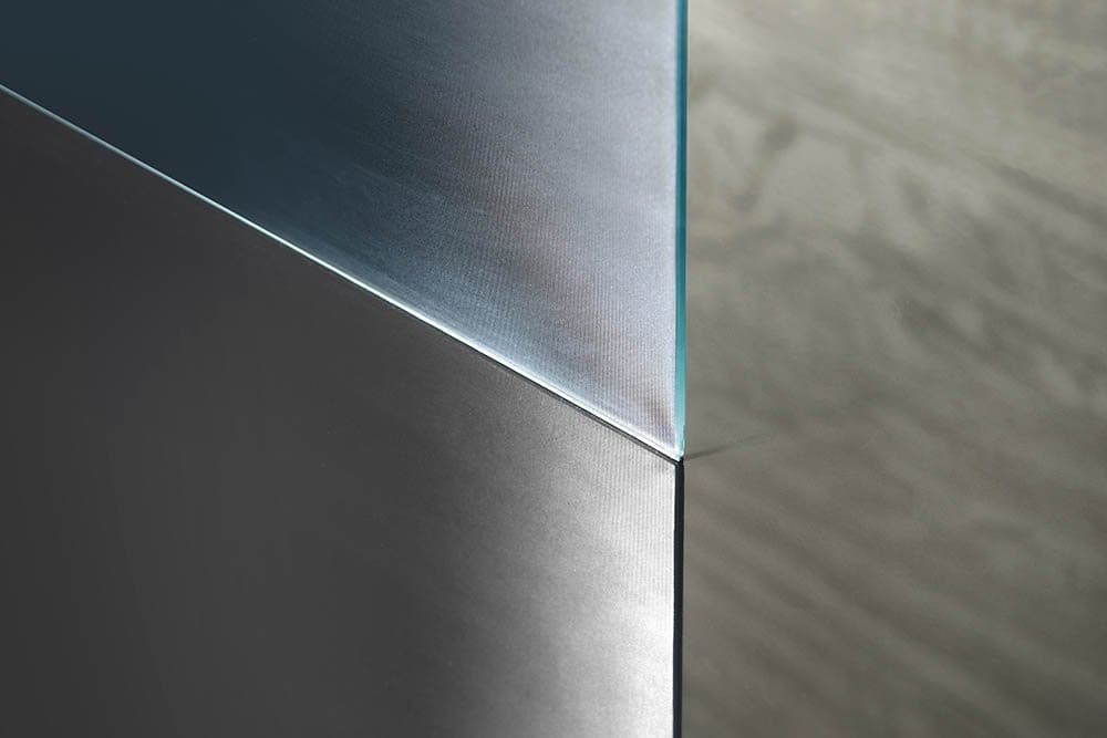 Walk-In ścianka prysznicowa 800 mm szkło Brick chrom