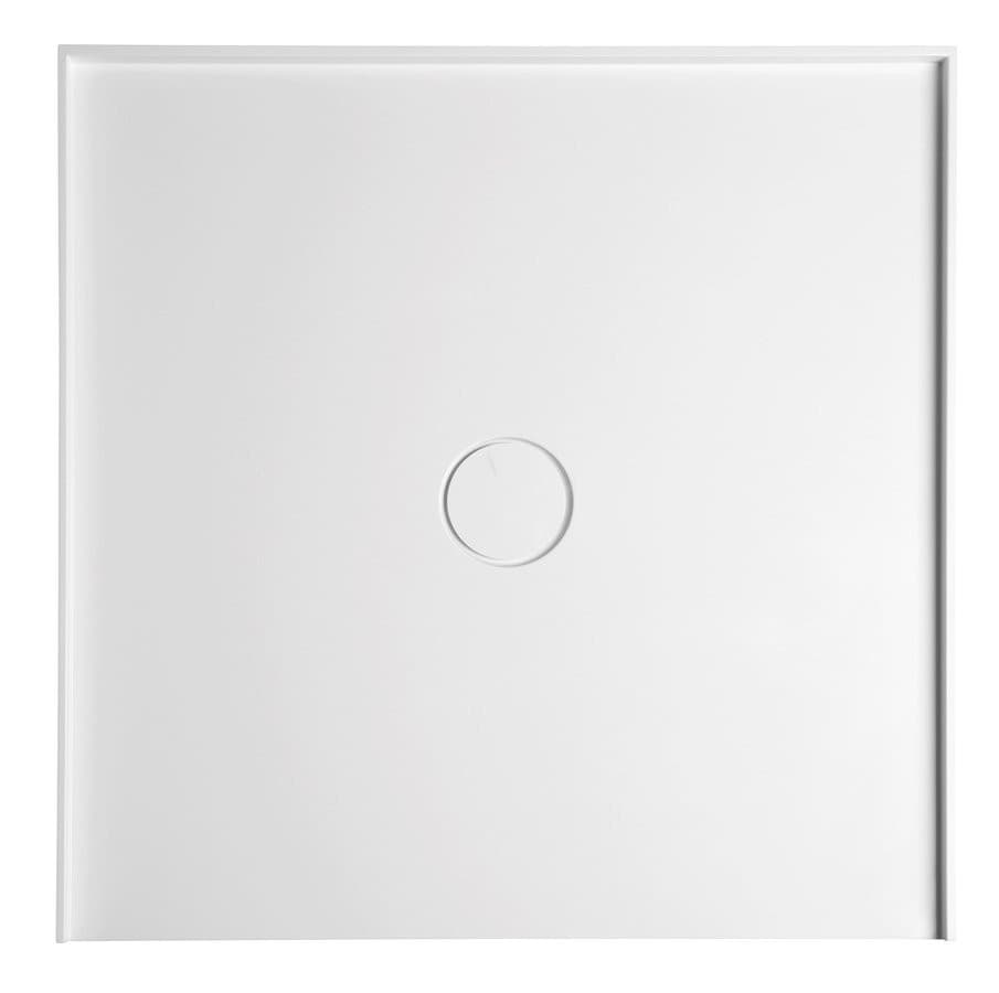 MIRAI brodzik kompozytowy 90x90x1,8cm, biały, do montażu w płytkach