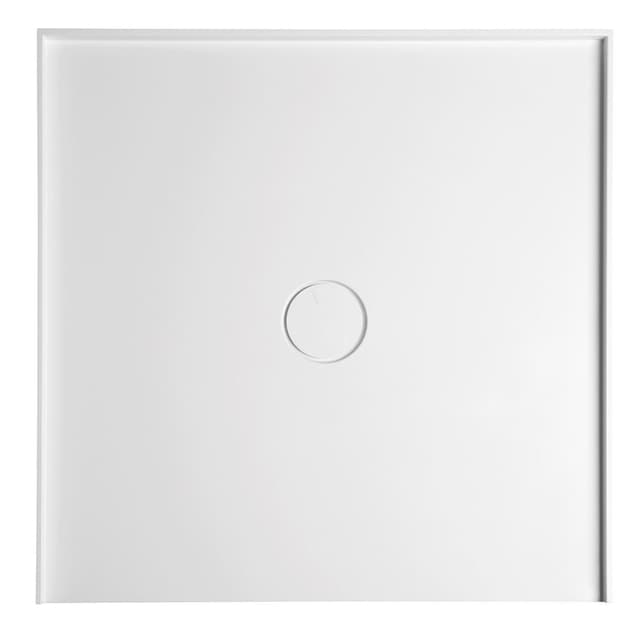 MIRAI brodzik kompozytowy 90x90x1,8cm, biały, do montażu w płytkach