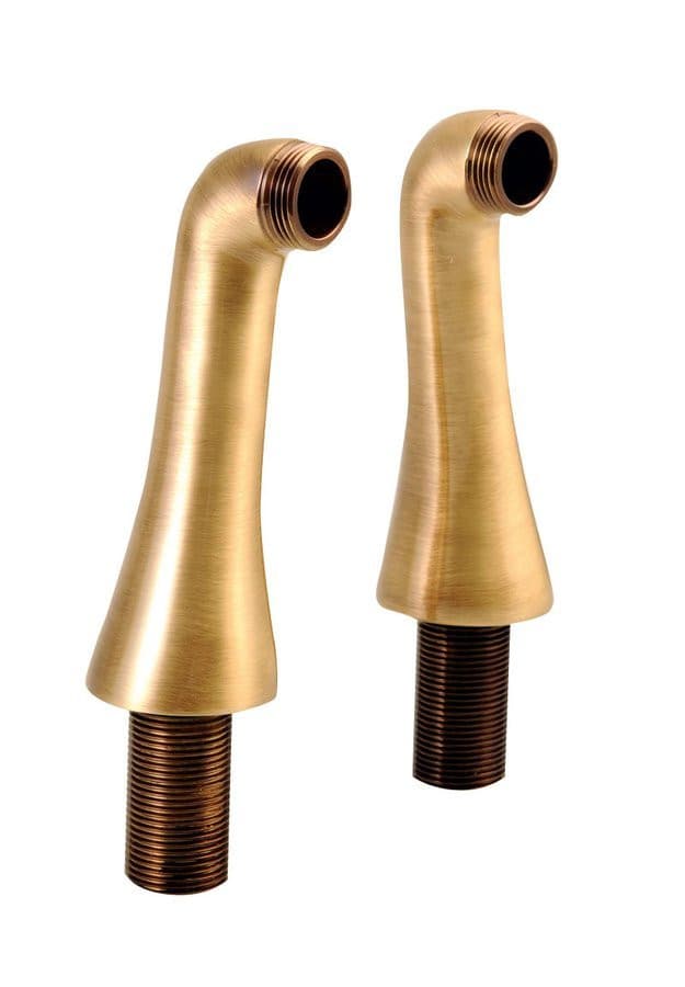 ANTEA podłączenie baterii na brzeg wanny mosiężne brązowe