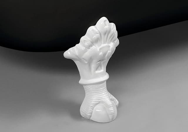 FOXTROT wanna wolnostojąca, retro 170x75x64cm, białe nogi