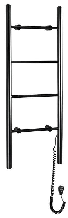 KARBO elektryczna suszarka na ręczniki, okrągła, 400x1120mm, moc 87 W, czarny mat